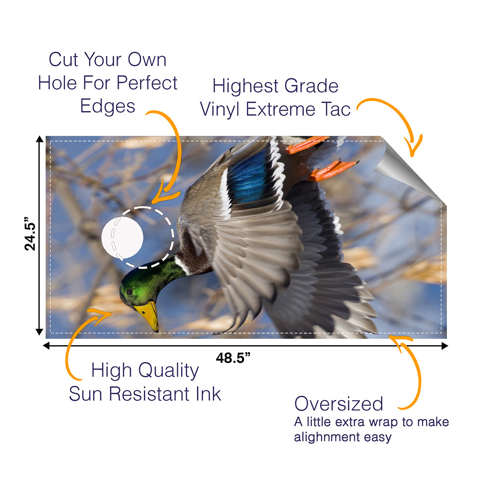 Flying Duck Cornhole Boards Wraps (Set of 2)