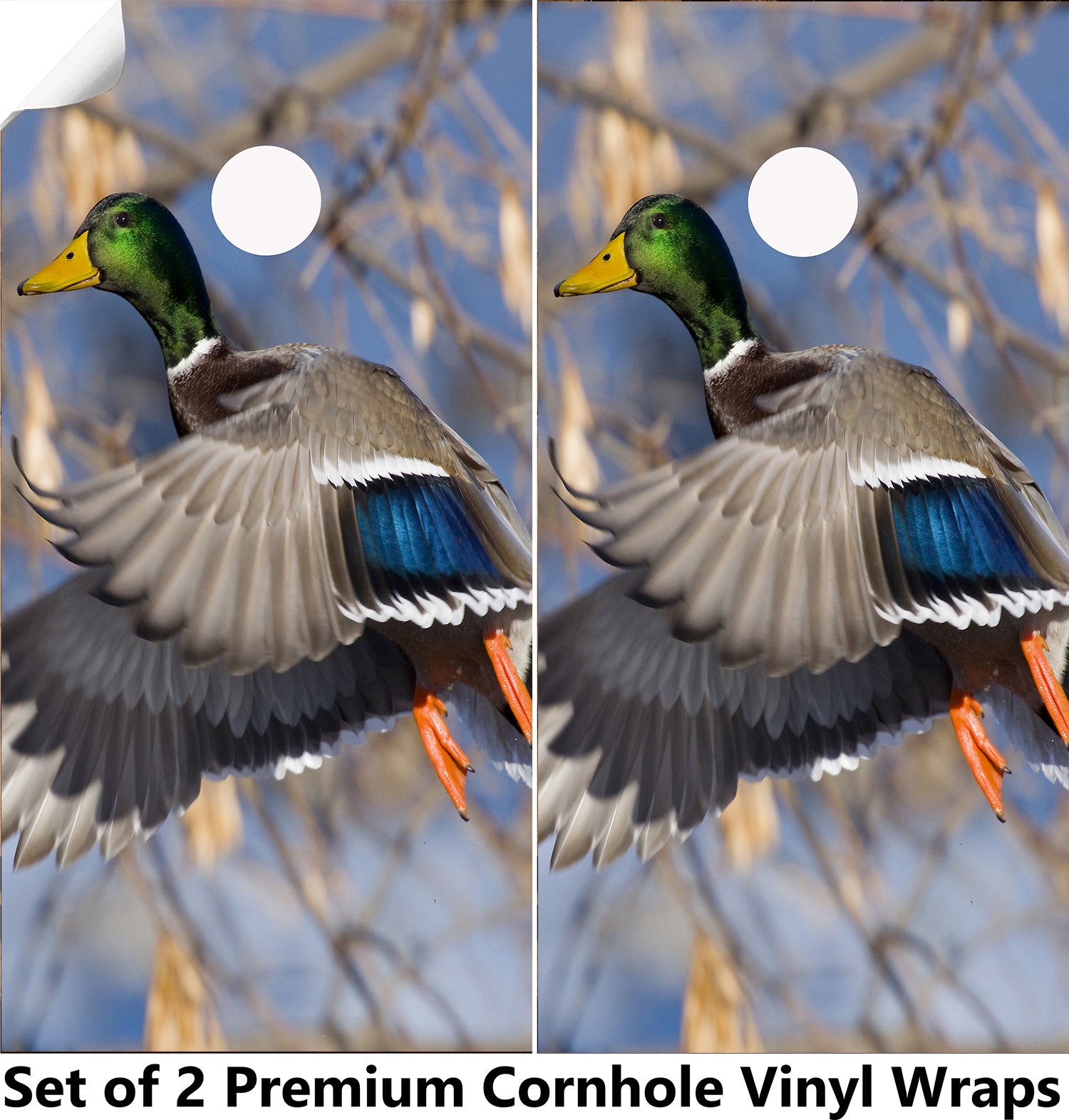 Flying Duck Cornhole Boards Wraps (Set of 2)