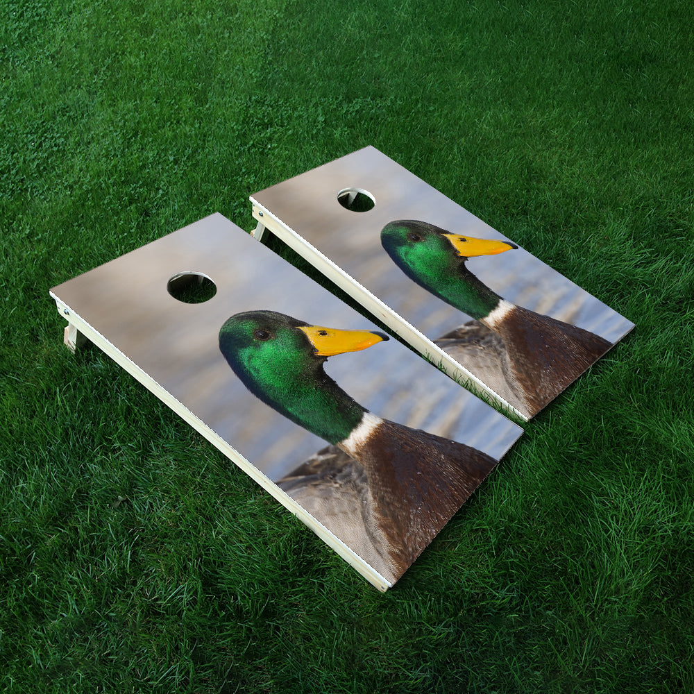Close Up Duck Cornhole Boards Wraps (Set of 2)