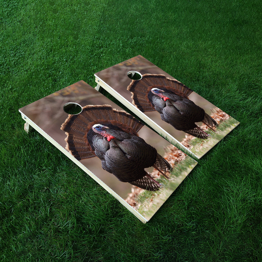 Turkey Cornhole Boards Wraps (Set of 2)