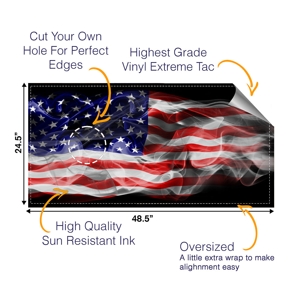 Windy Flag Cornhole Boards Wraps (Set of 2)
