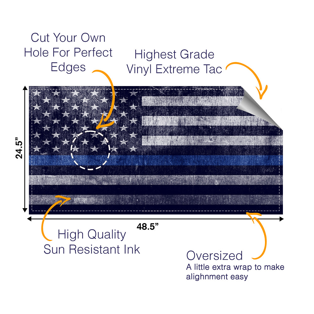 Cloudy Blue Lines Cornhole Boards Wraps (Set of 2)