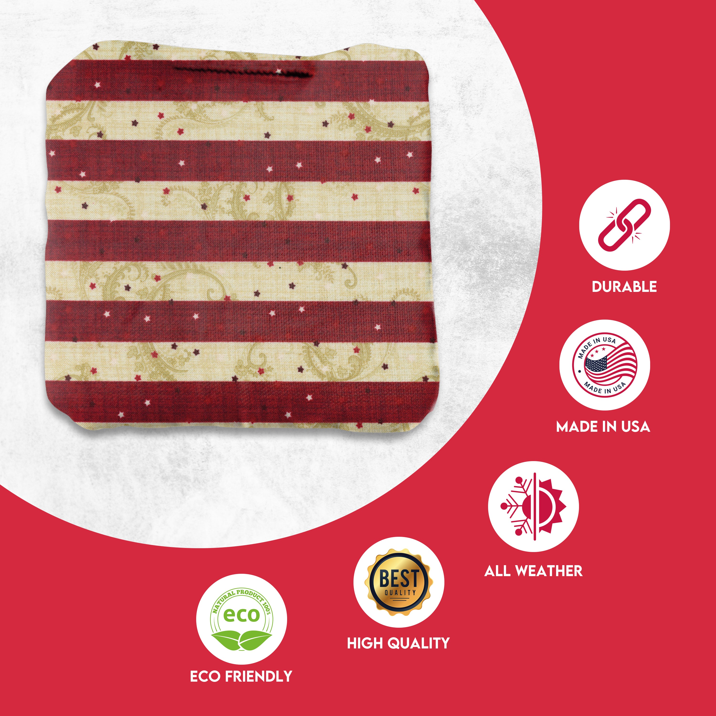 Stars Stripes Cornhole Bags - Set of 8
