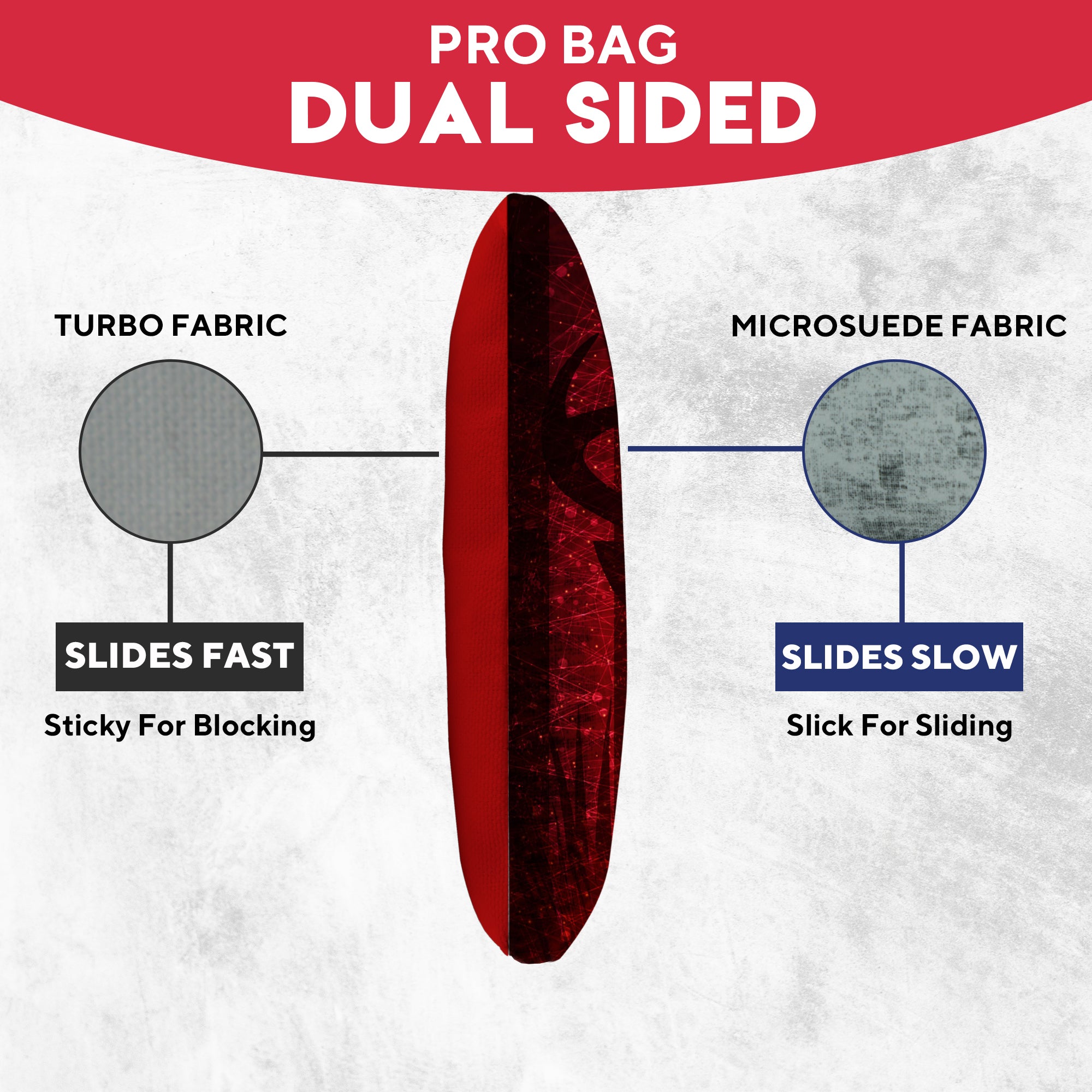 Blue Red Deer Cornhole Bags - Set of 8