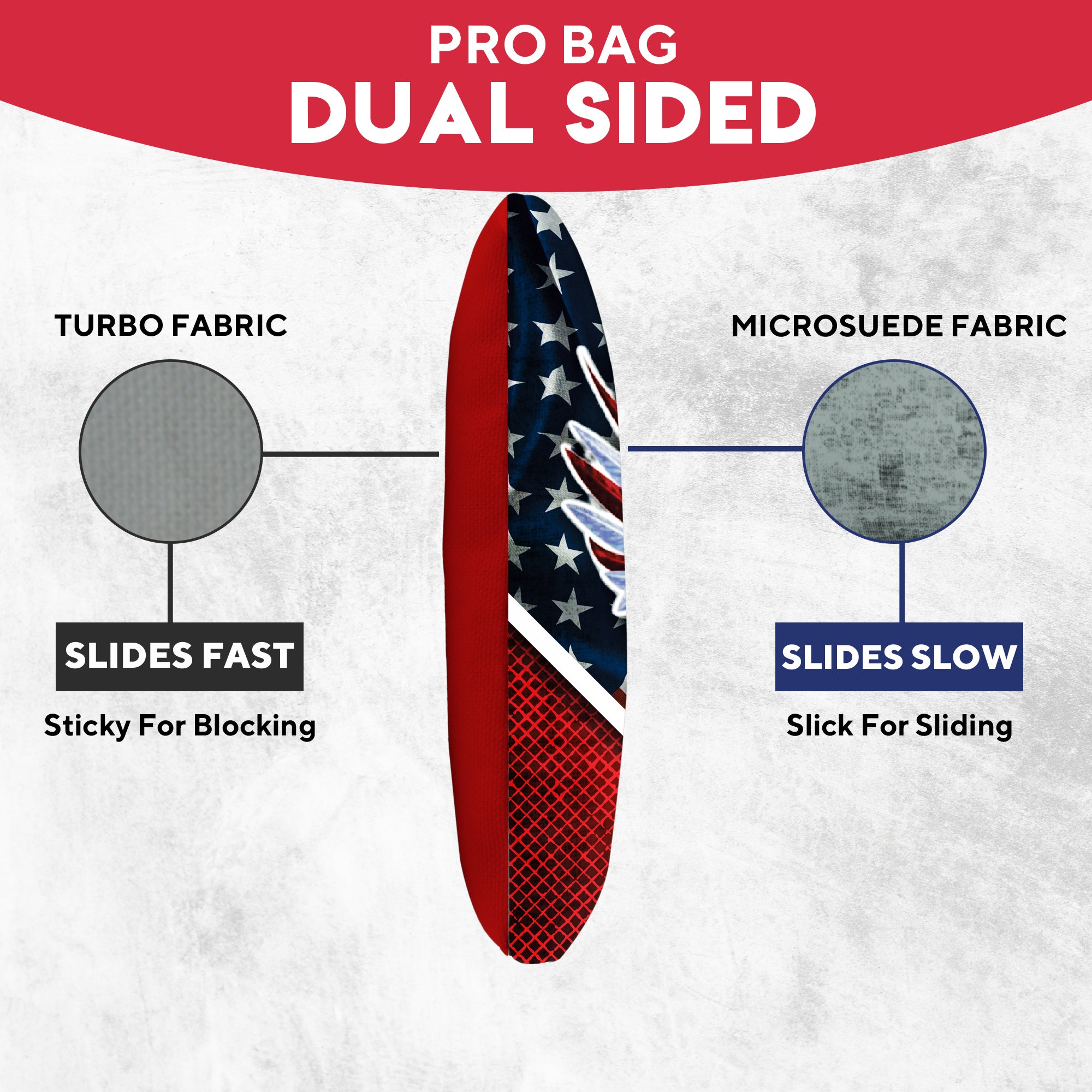 Flying Eagle Cornhole Bags - Set of 8