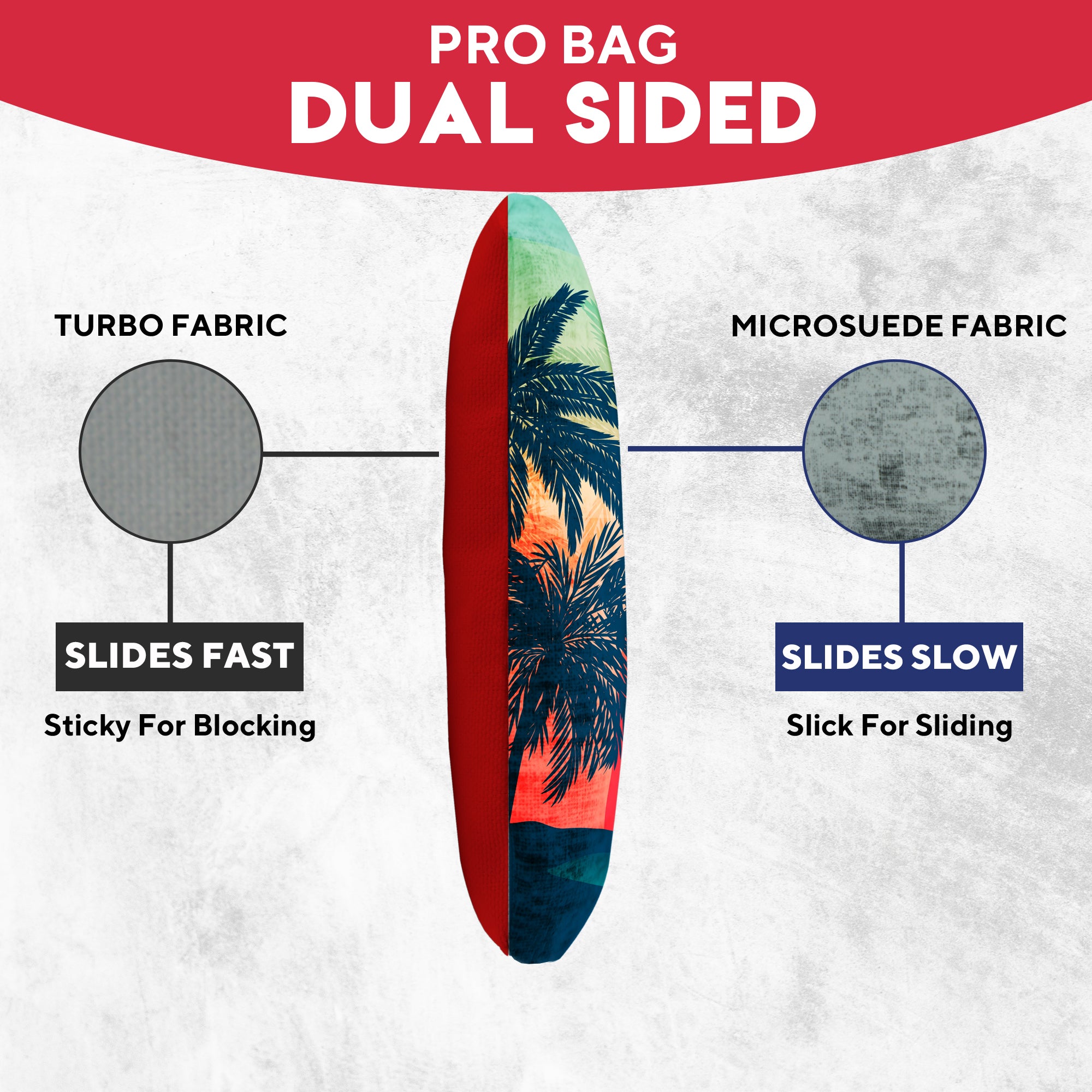 Palm Trees Cornhole Bags - Set of 8