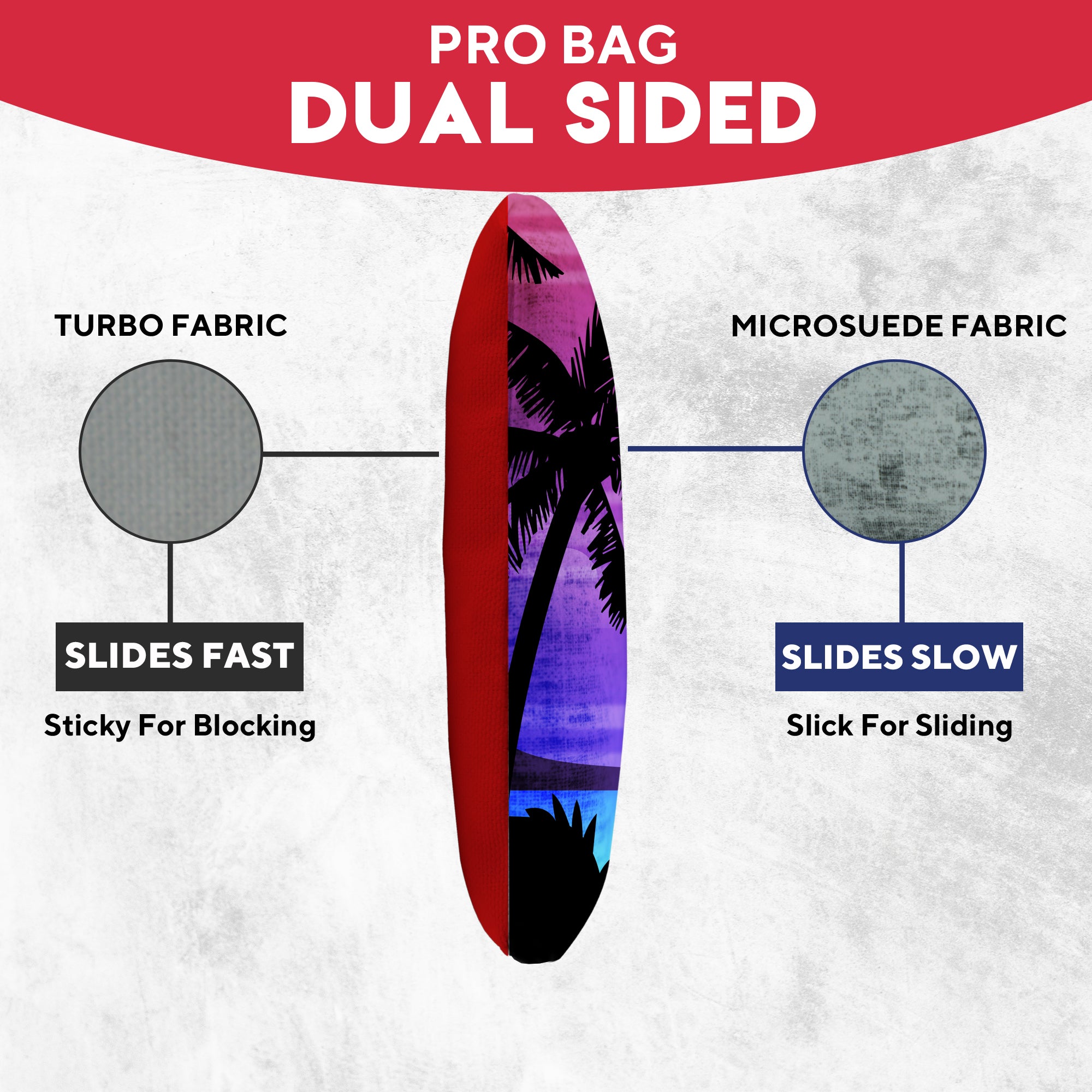 Colorful Beach Cornhole Bags - Set of 8