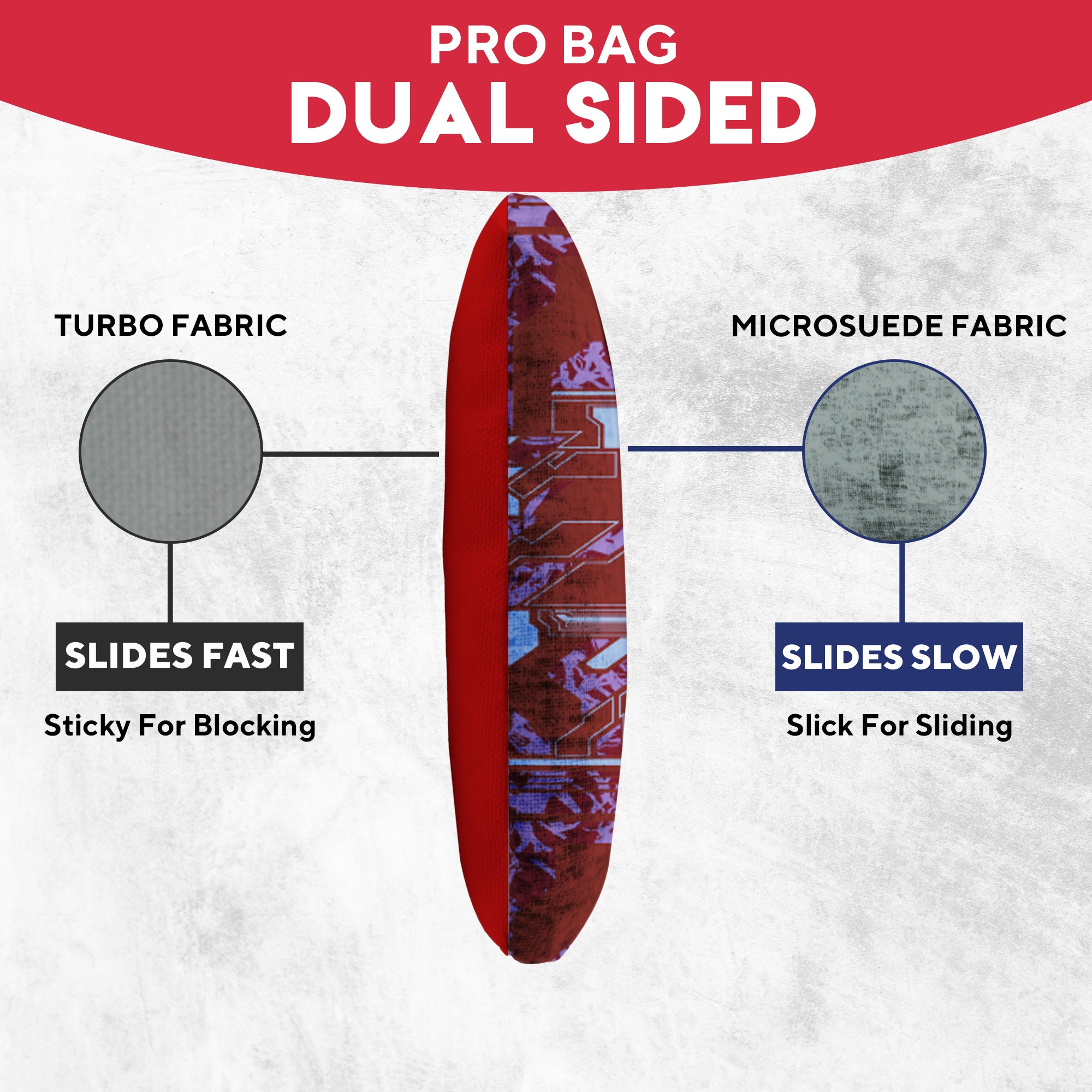 Green Purple Tech Fusion Cornhole Bags - Set of 8