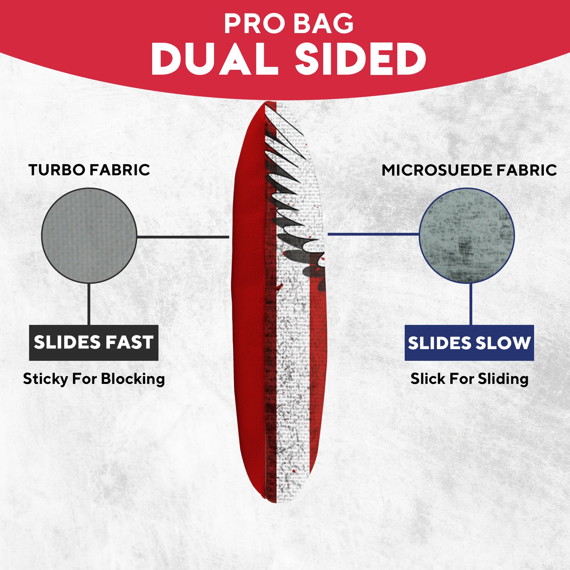 Bird Flag White Cornhole Bags - Set of 8