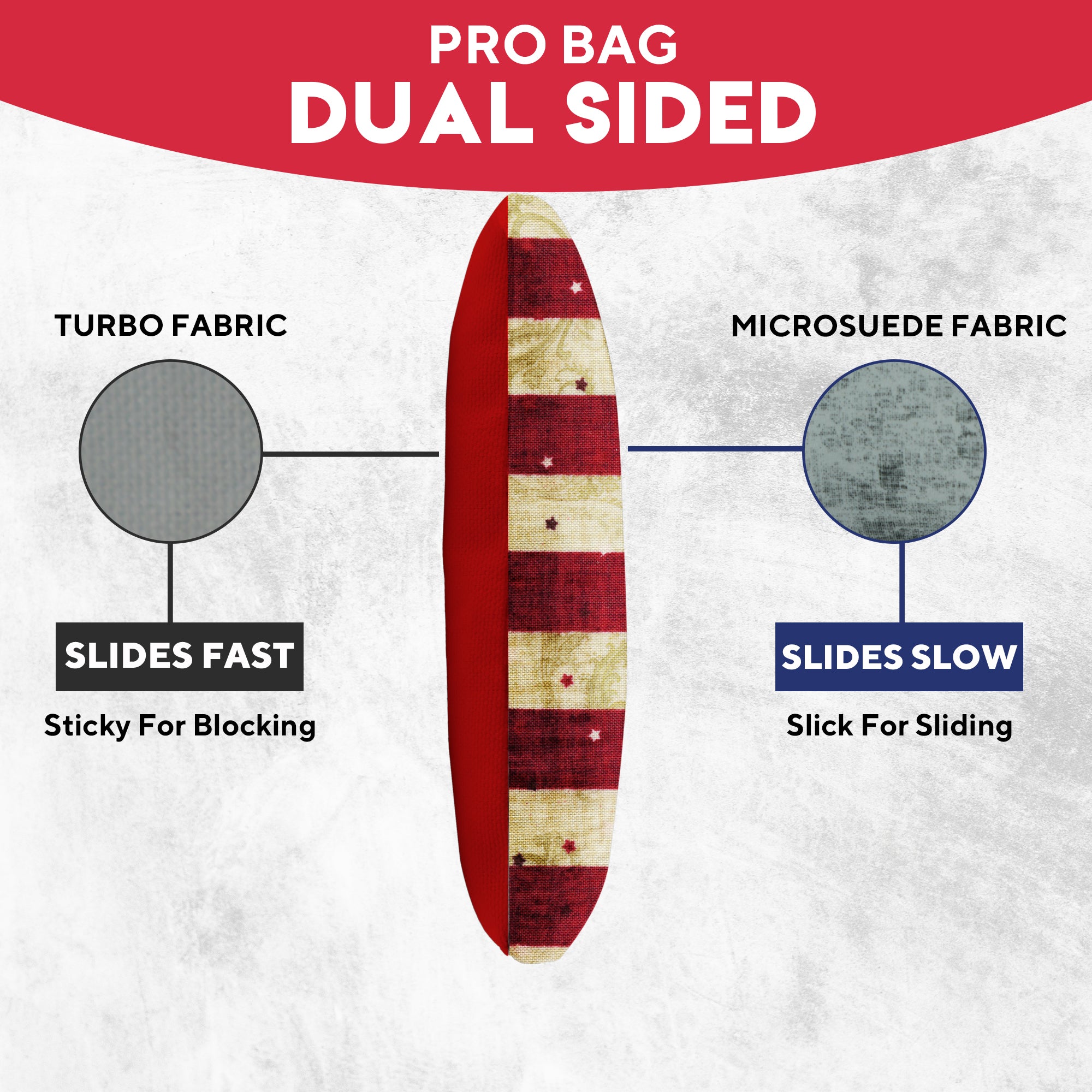 Stars Stripes Cornhole Bags - Set of 8