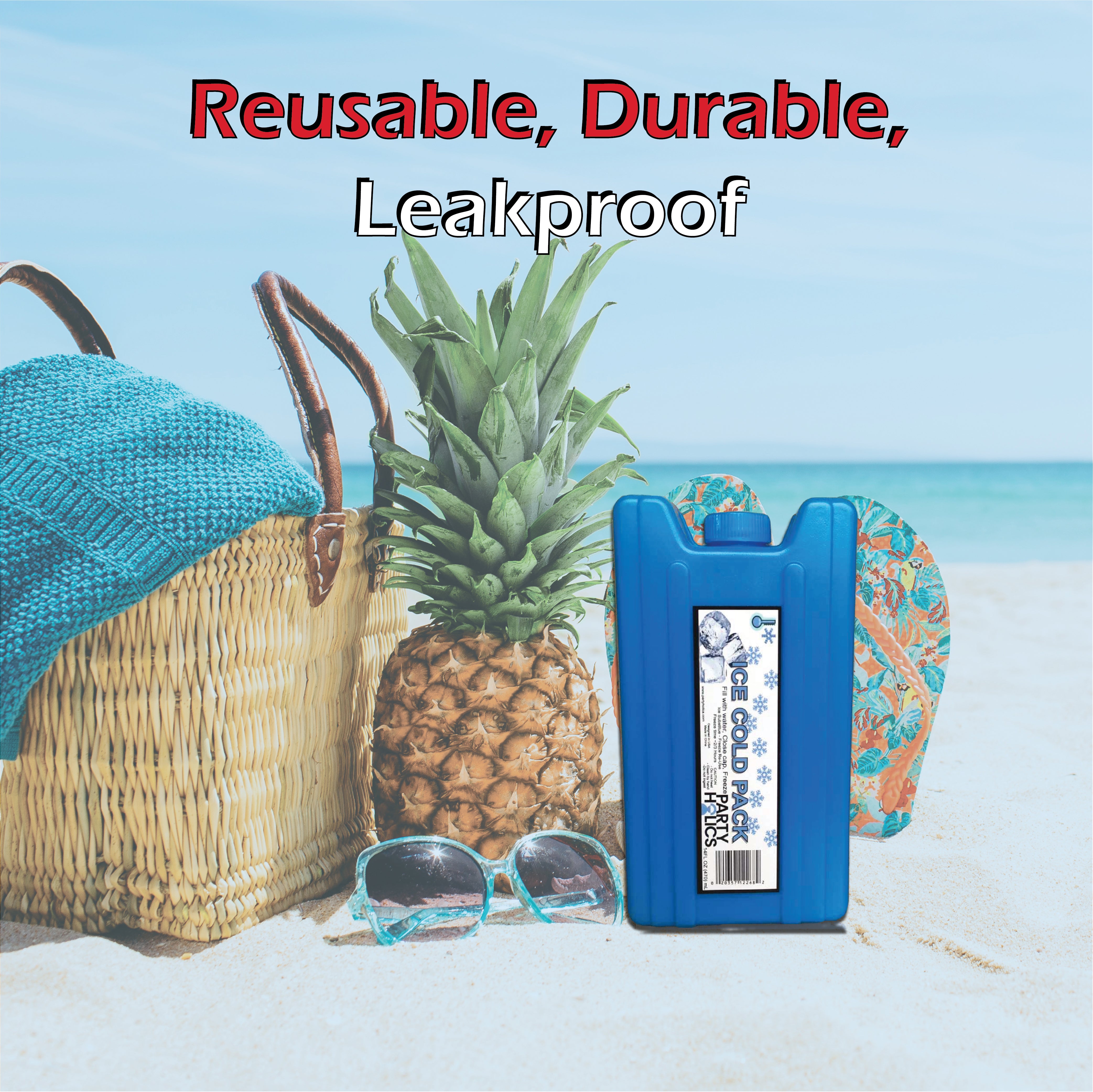 Hidden Drinking Ice Pack Flask