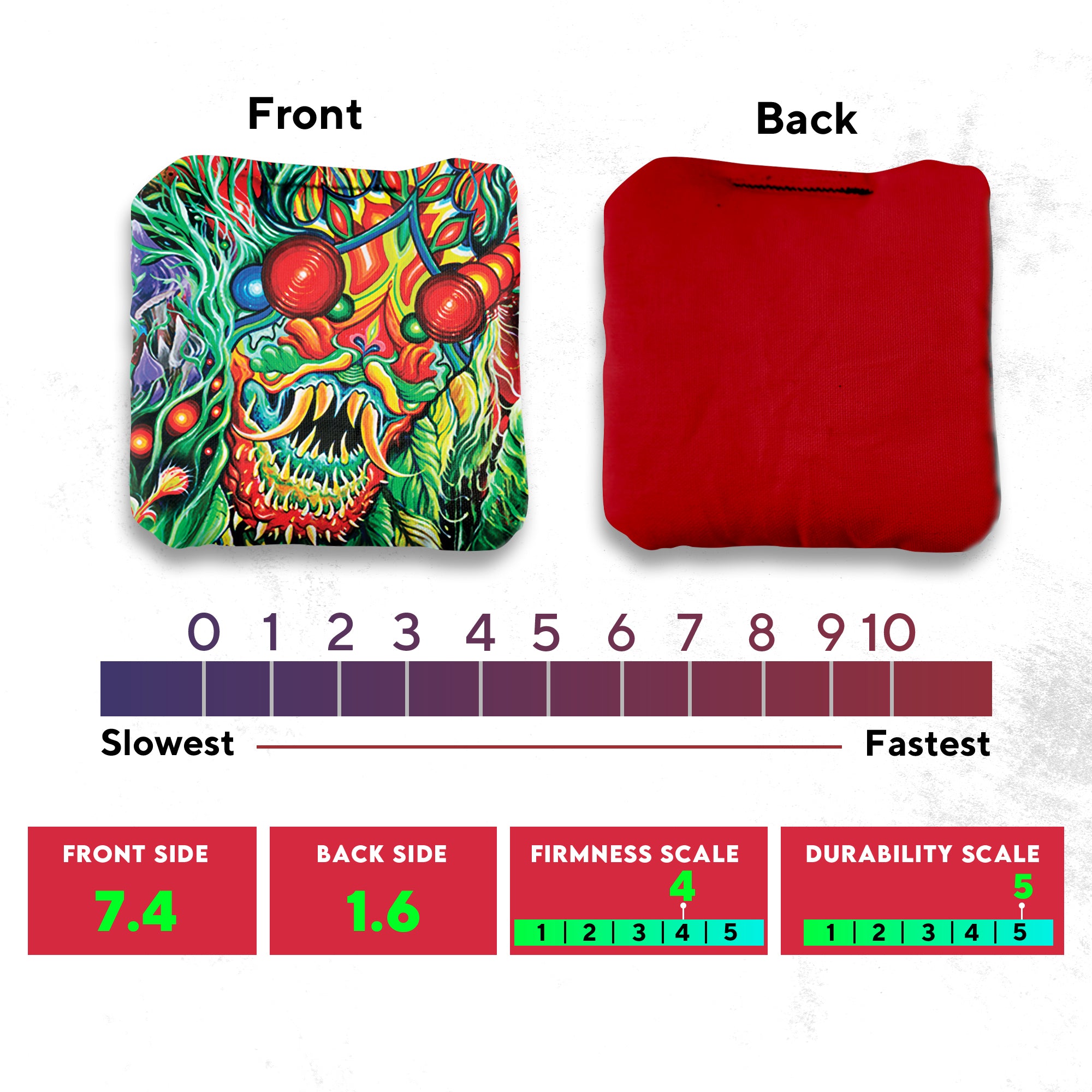 Colorful Skull Cornhole Bags - Set of 8