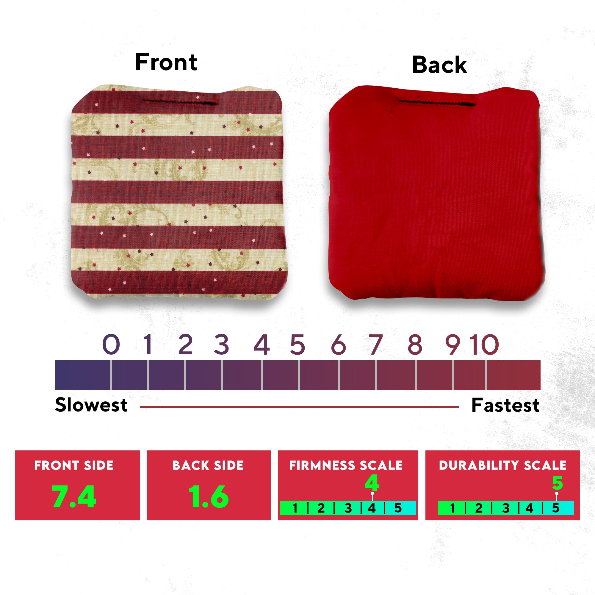 Stars Stripes Cornhole Bags - Set of 8