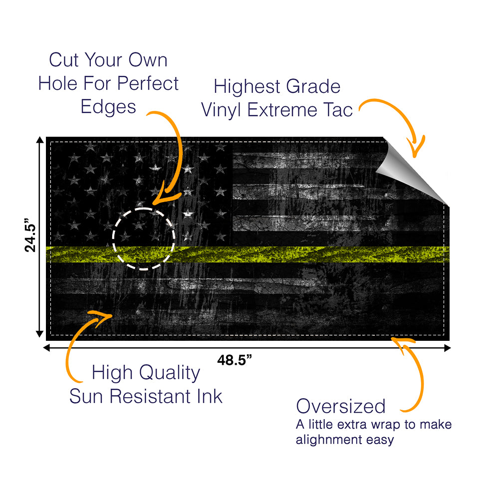 Security Cornhole Boards Wraps (Set of 2)