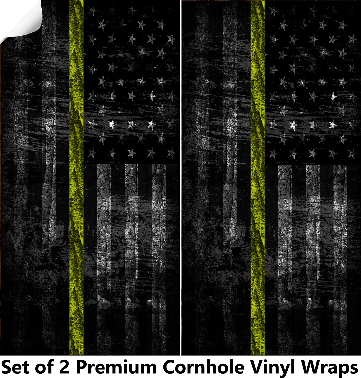 Security Cornhole Boards Wraps (Set of 2)