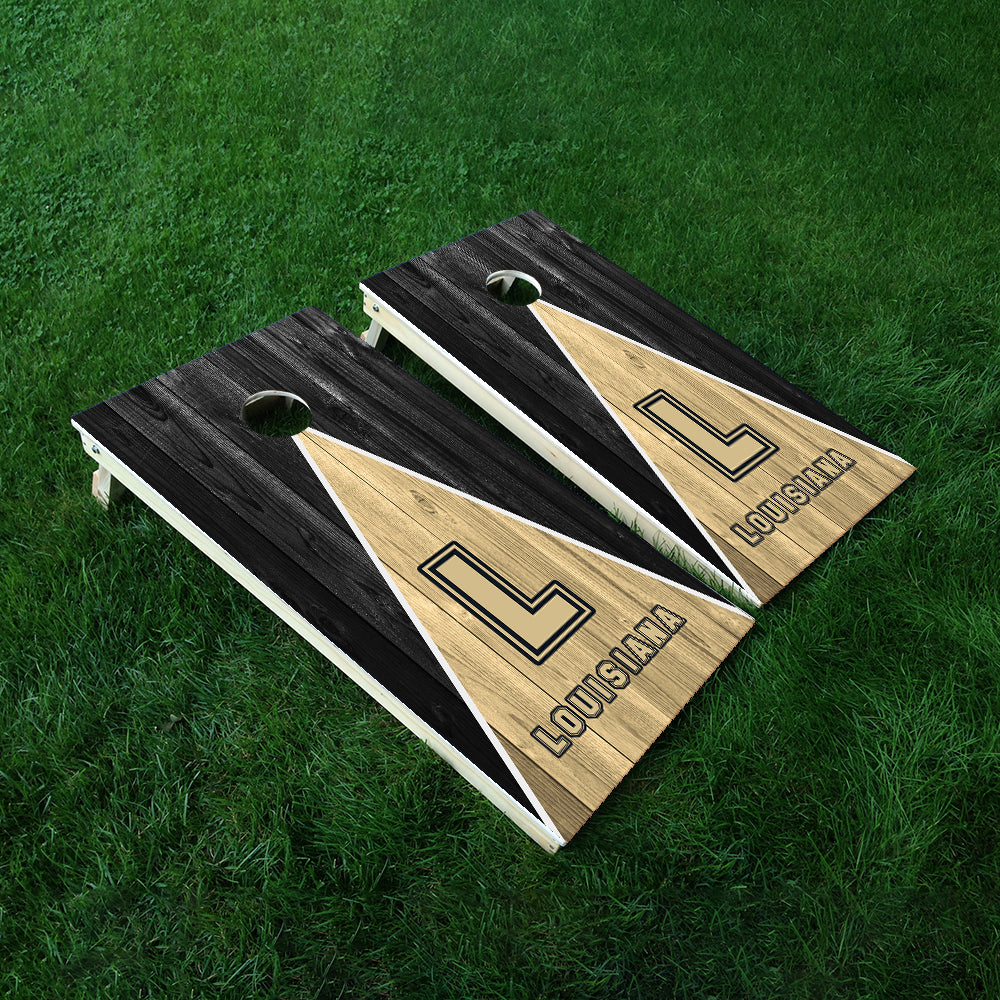 Louisiana Football Cornhole Boards Wraps (Set of 2)