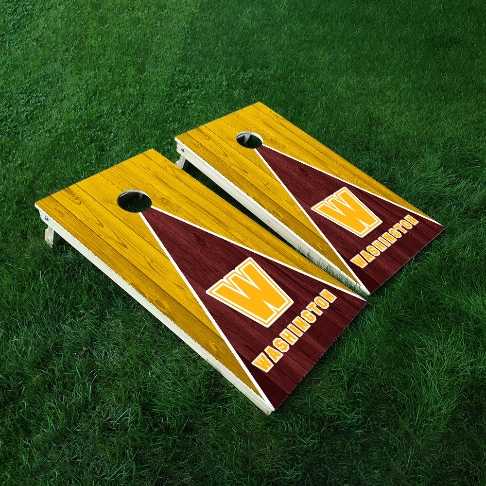 Washington Football Cornhole Boards Wraps (Set of 2)