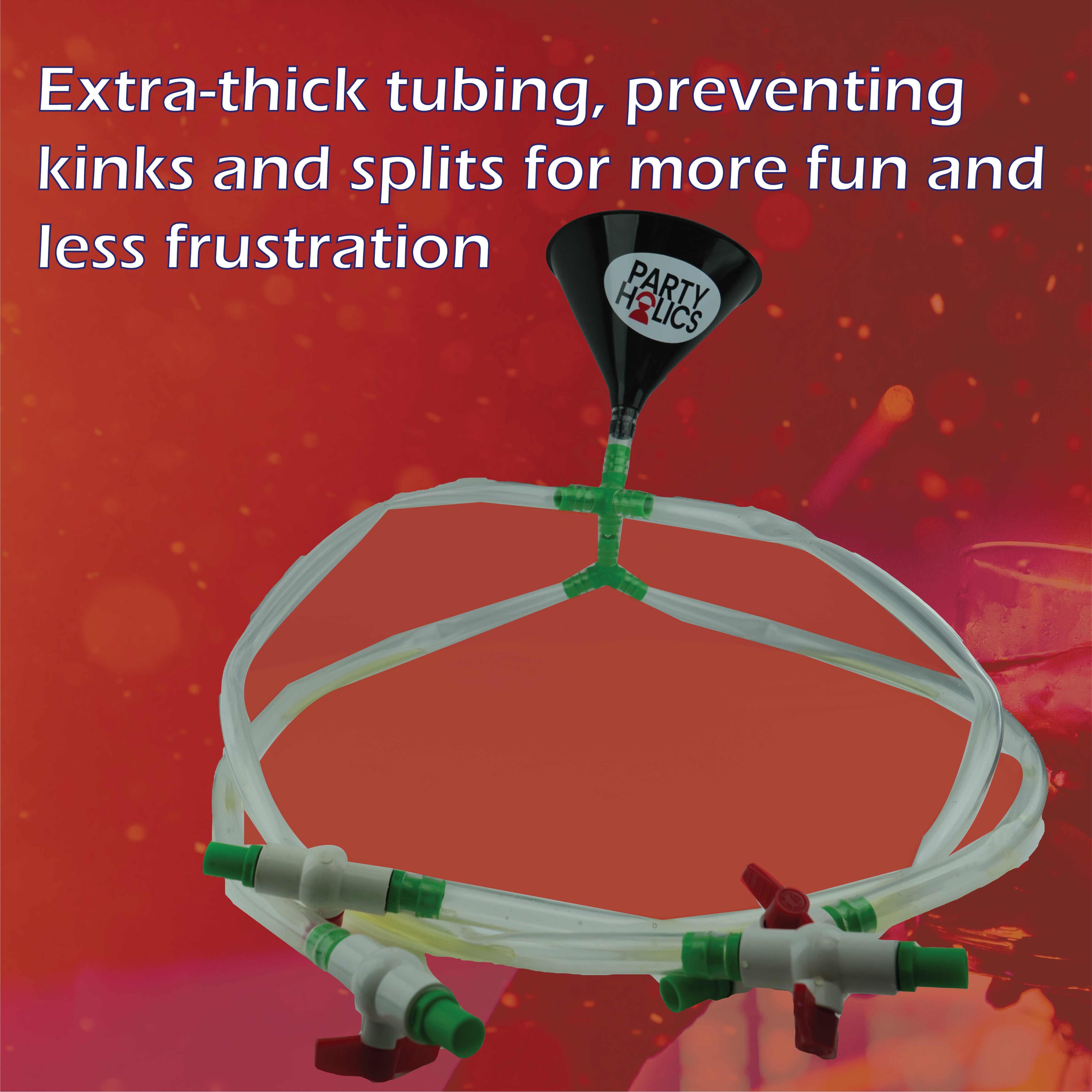 Quad Funnel Drinking Accessory