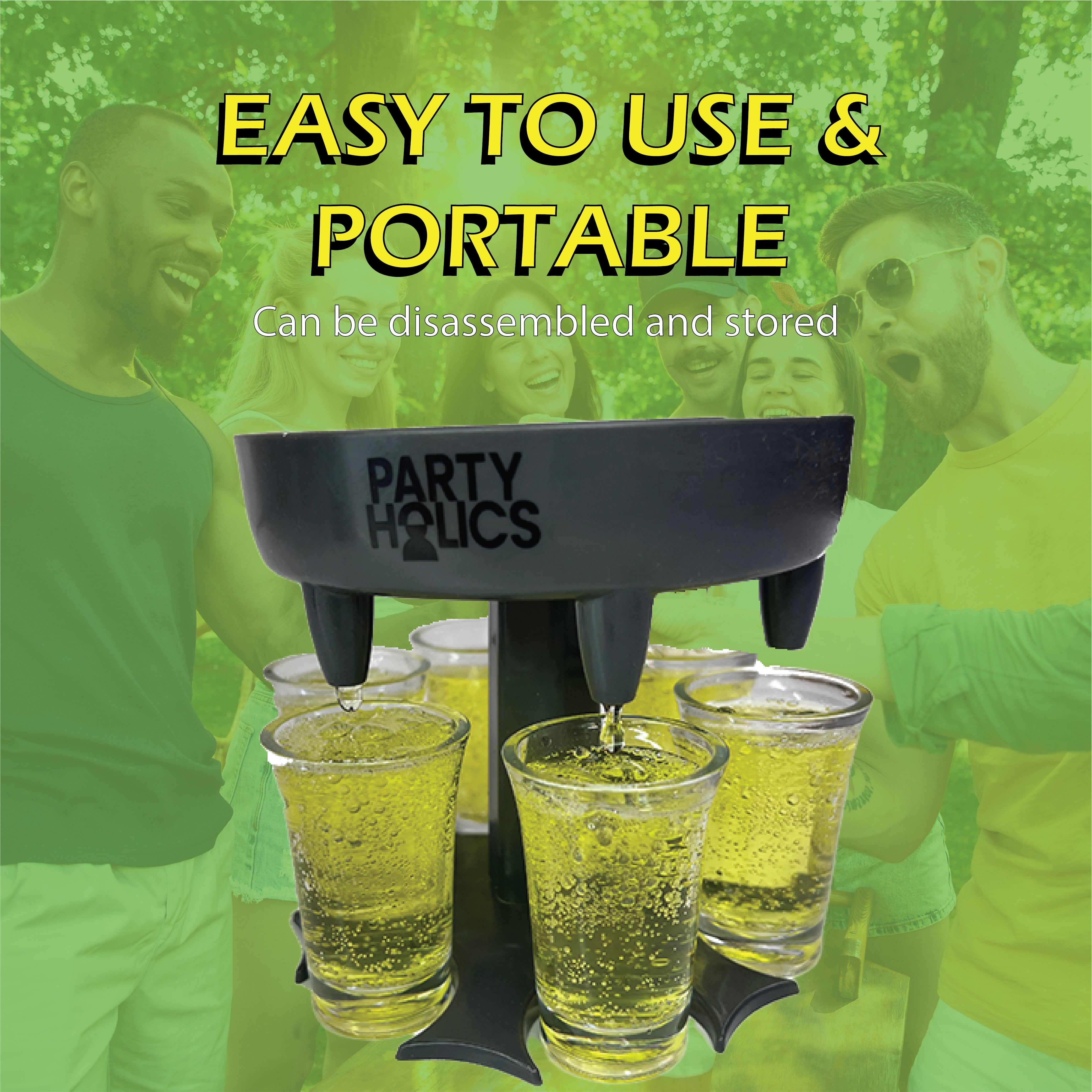 Drink Pourer with 6 Glasses