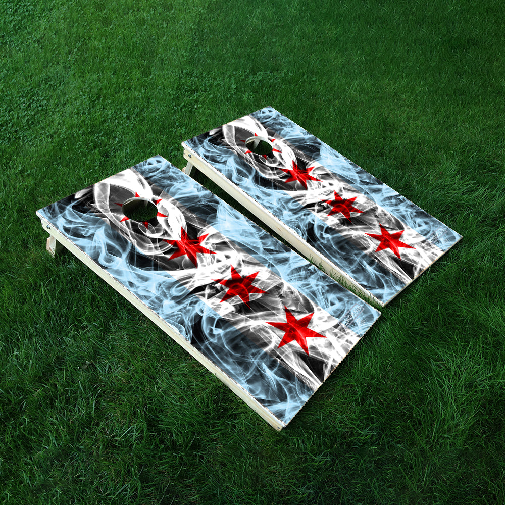 Illinois Cornhole Boards Wraps (Set of 2)