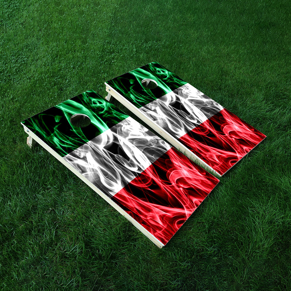 Italy Cornhole Boards Wraps (Set of 2)