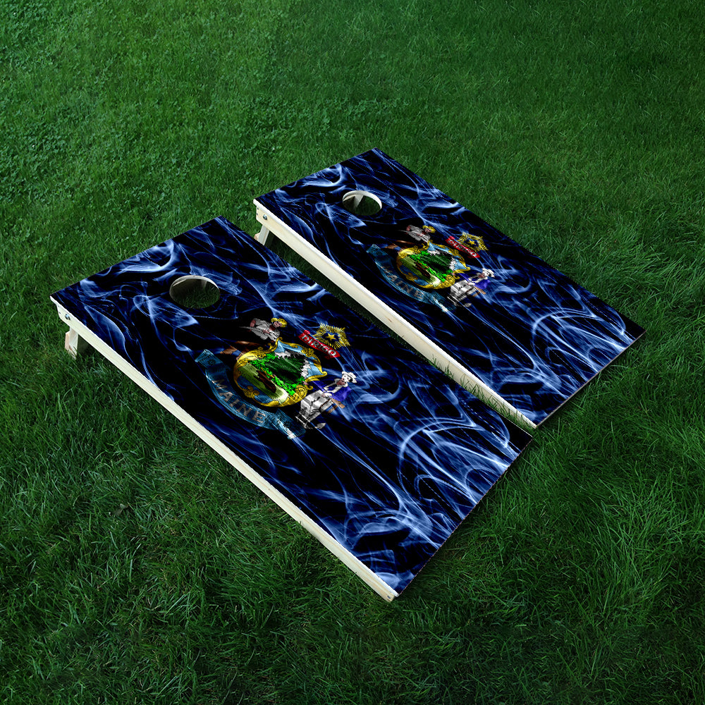Maine Cornhole Boards Wraps (Set of 2)