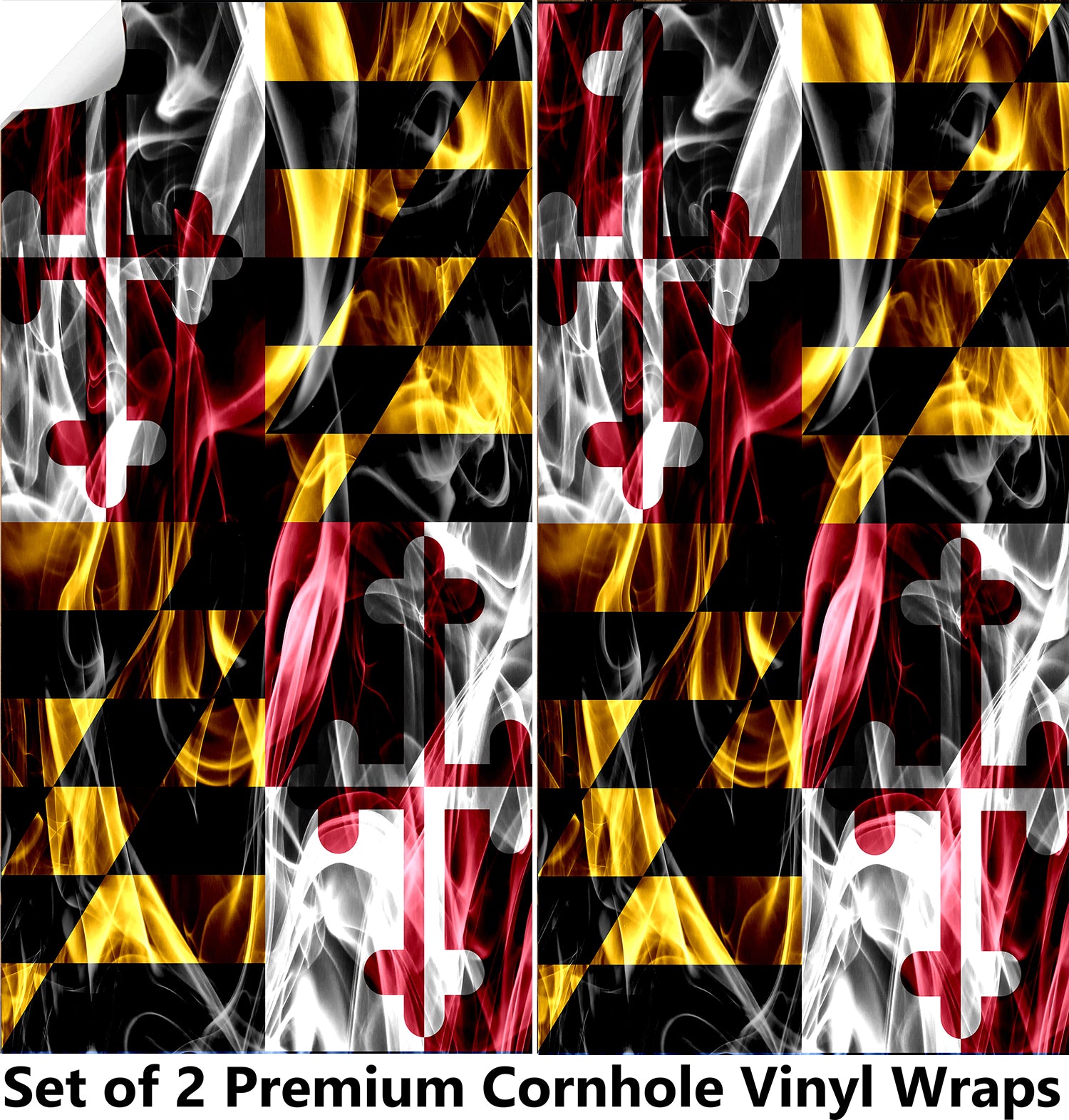 Maryland Cornhole Boards Wraps (Set of 2)