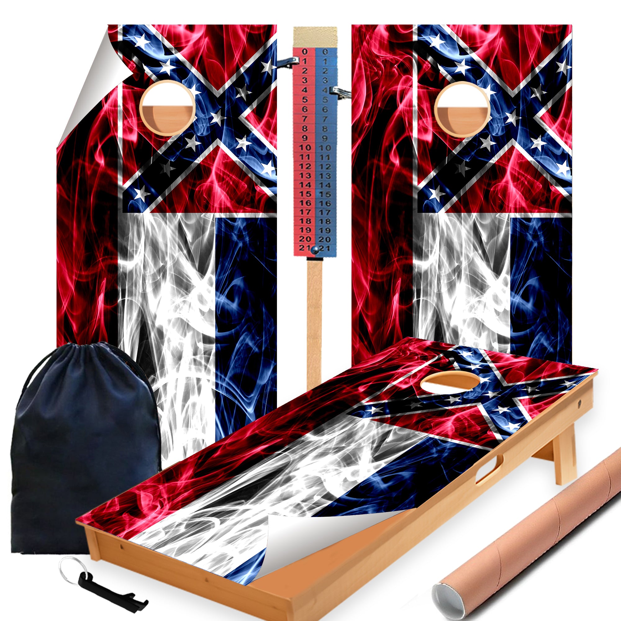 Mississippi Cornhole Boards Wraps (Set of 2)