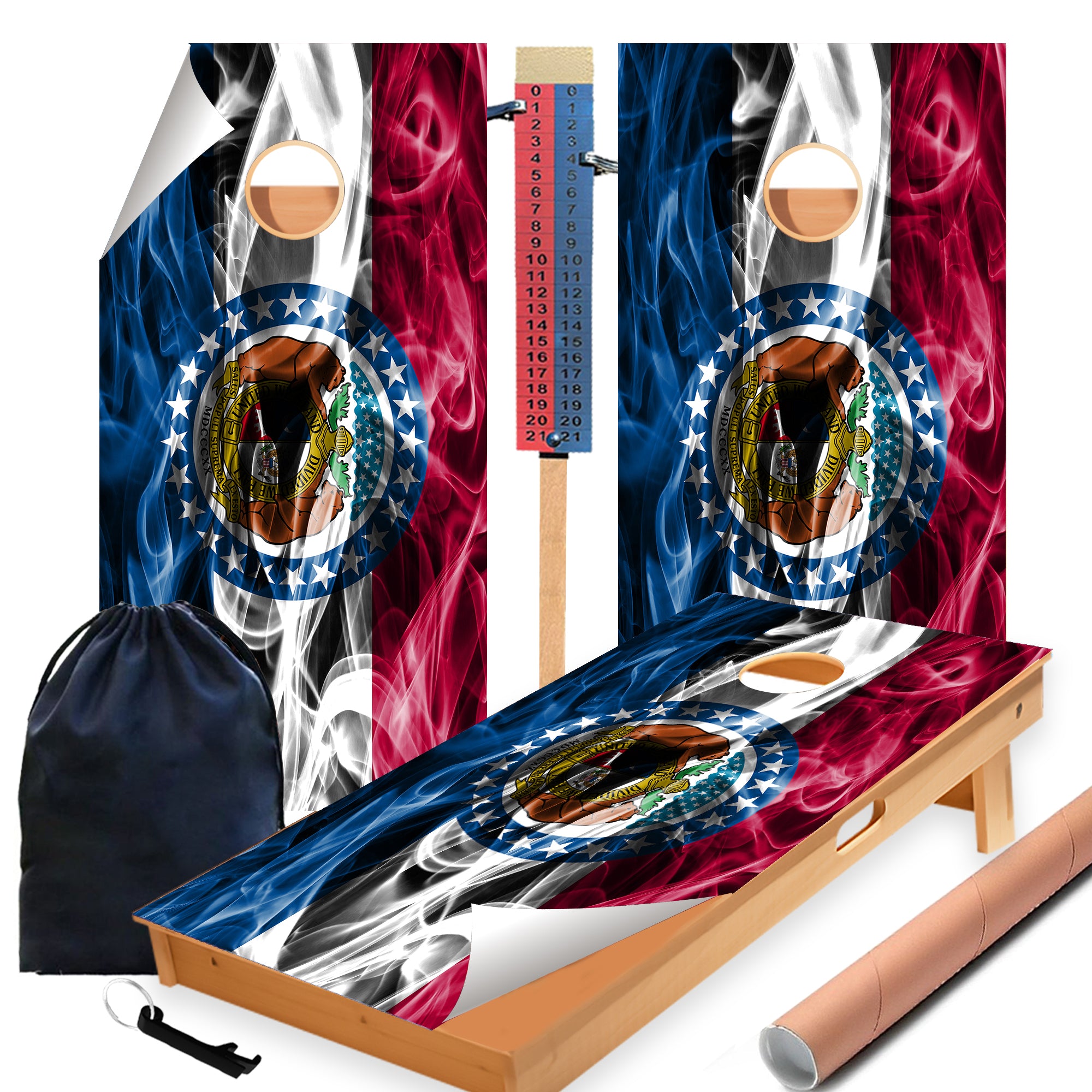 Missouri Cornhole Boards Wraps (Set of 2)