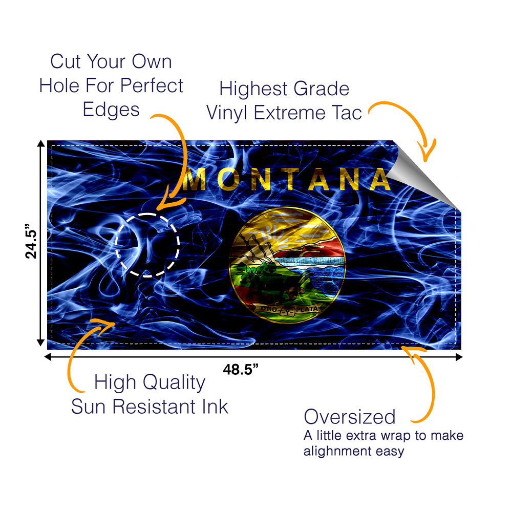 Montana Cornhole Boards Wraps (Set of 2)