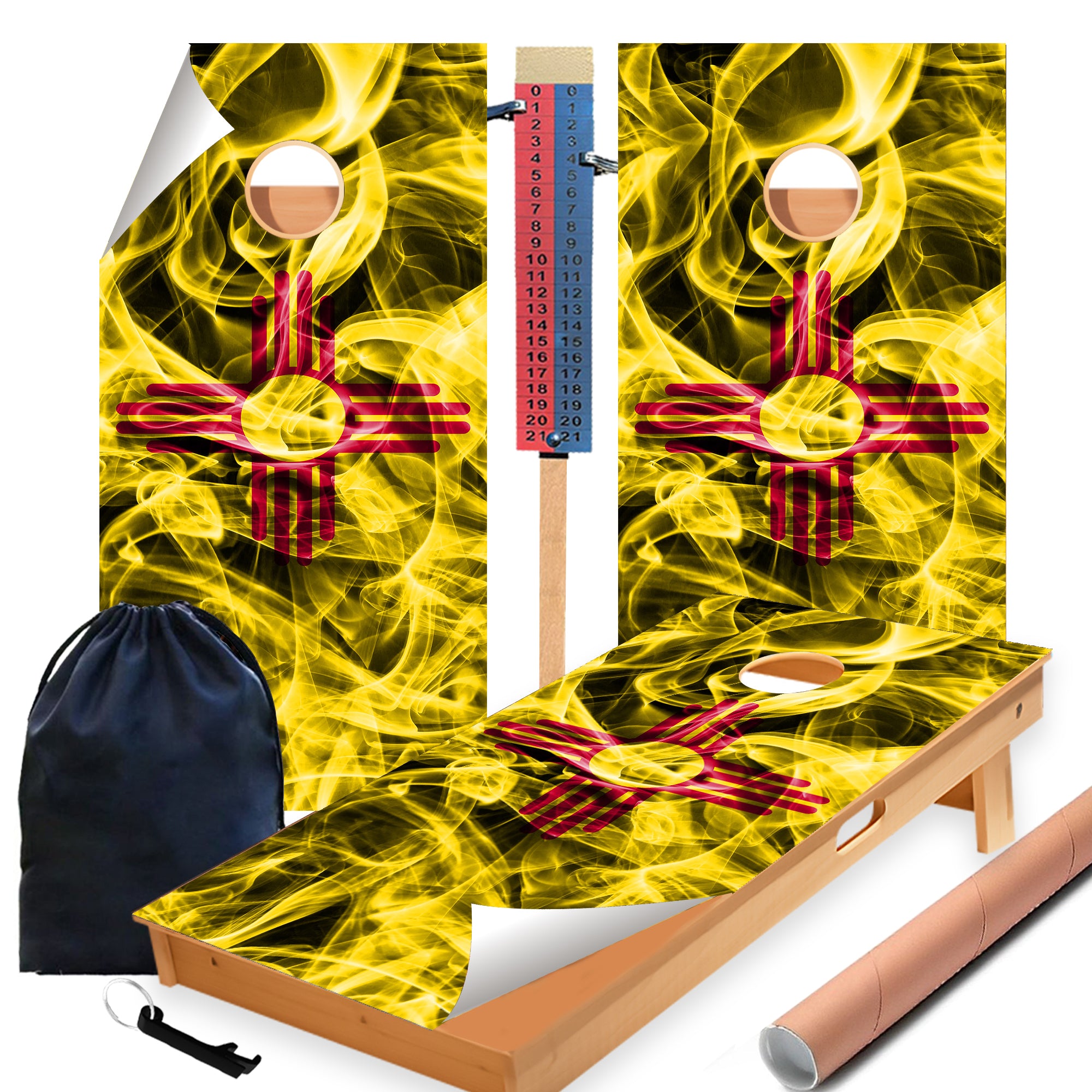 New Mexico Cornhole Boards Wraps (Set of 2)
