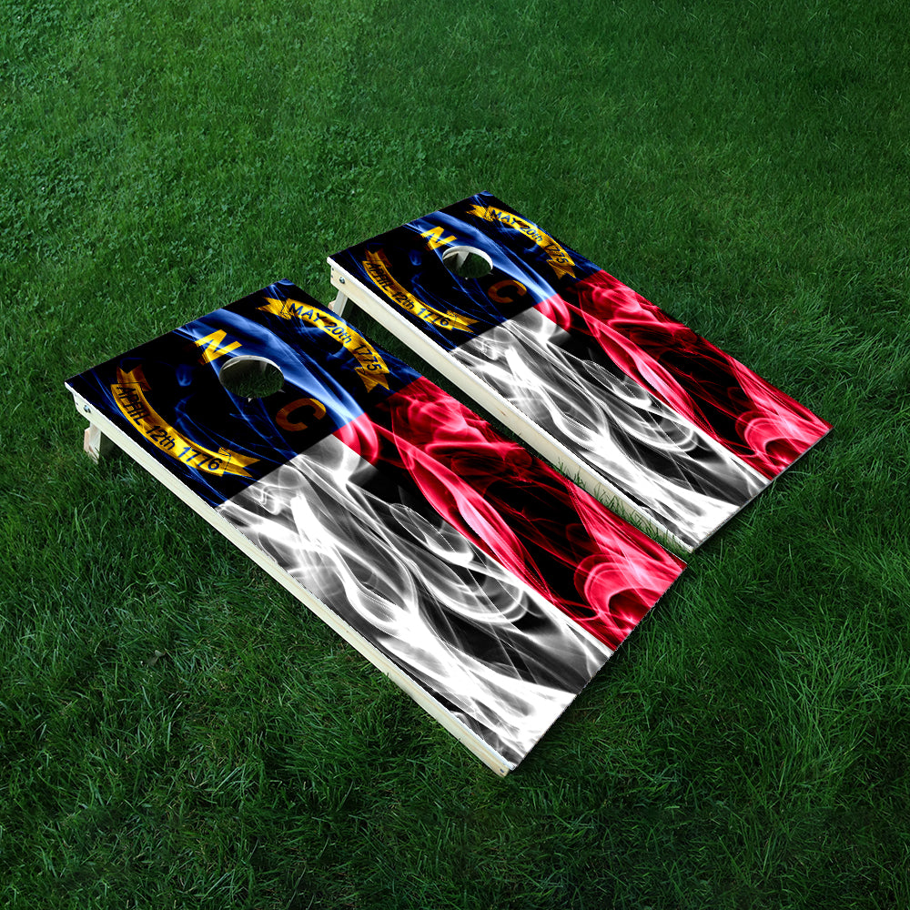 North Carolina Cornhole Boards Wraps (Set of 2)