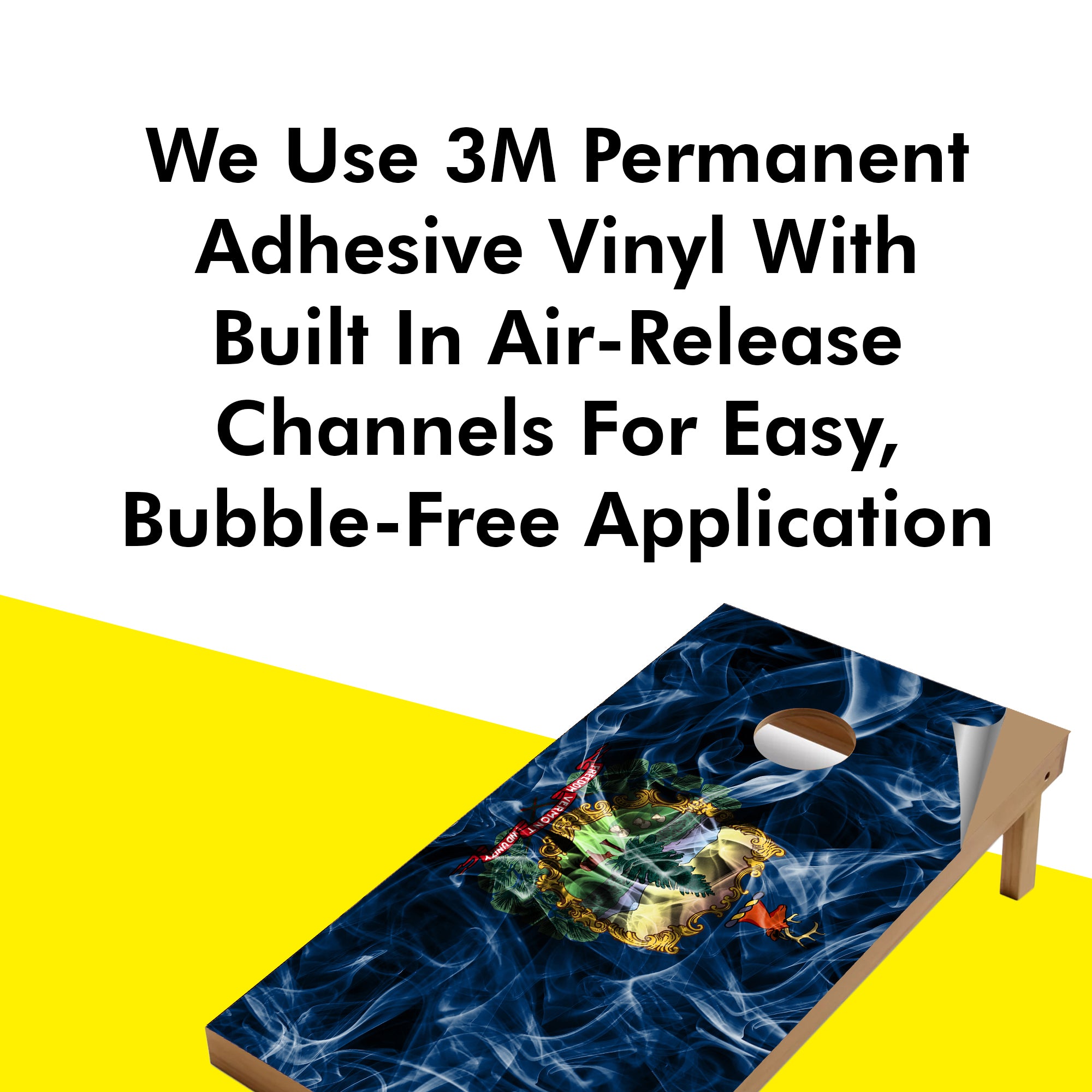 Vermont Cornhole Boards Wraps (Set of 2)