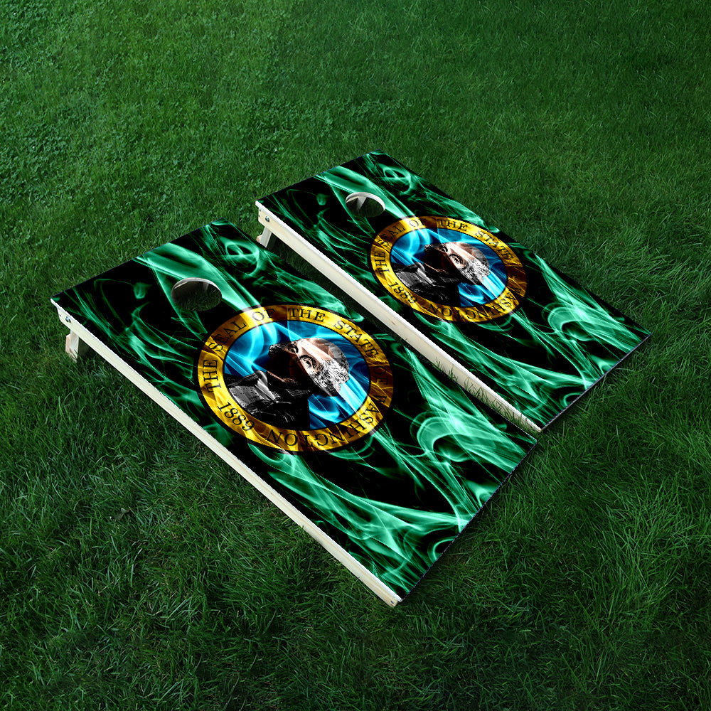 Washington Cornhole Boards Wraps (Set of 2)