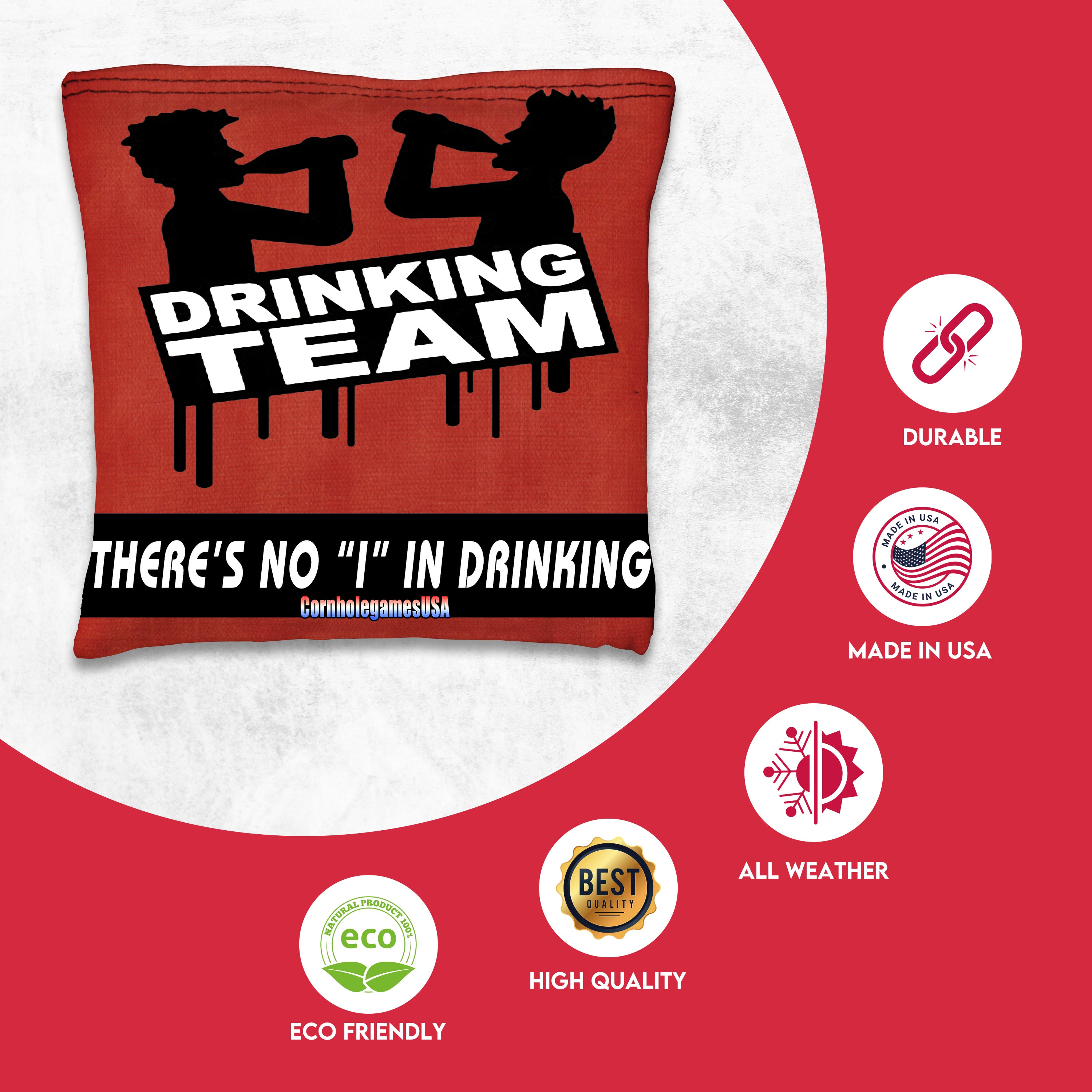 Drinking Team Cornhole Bags