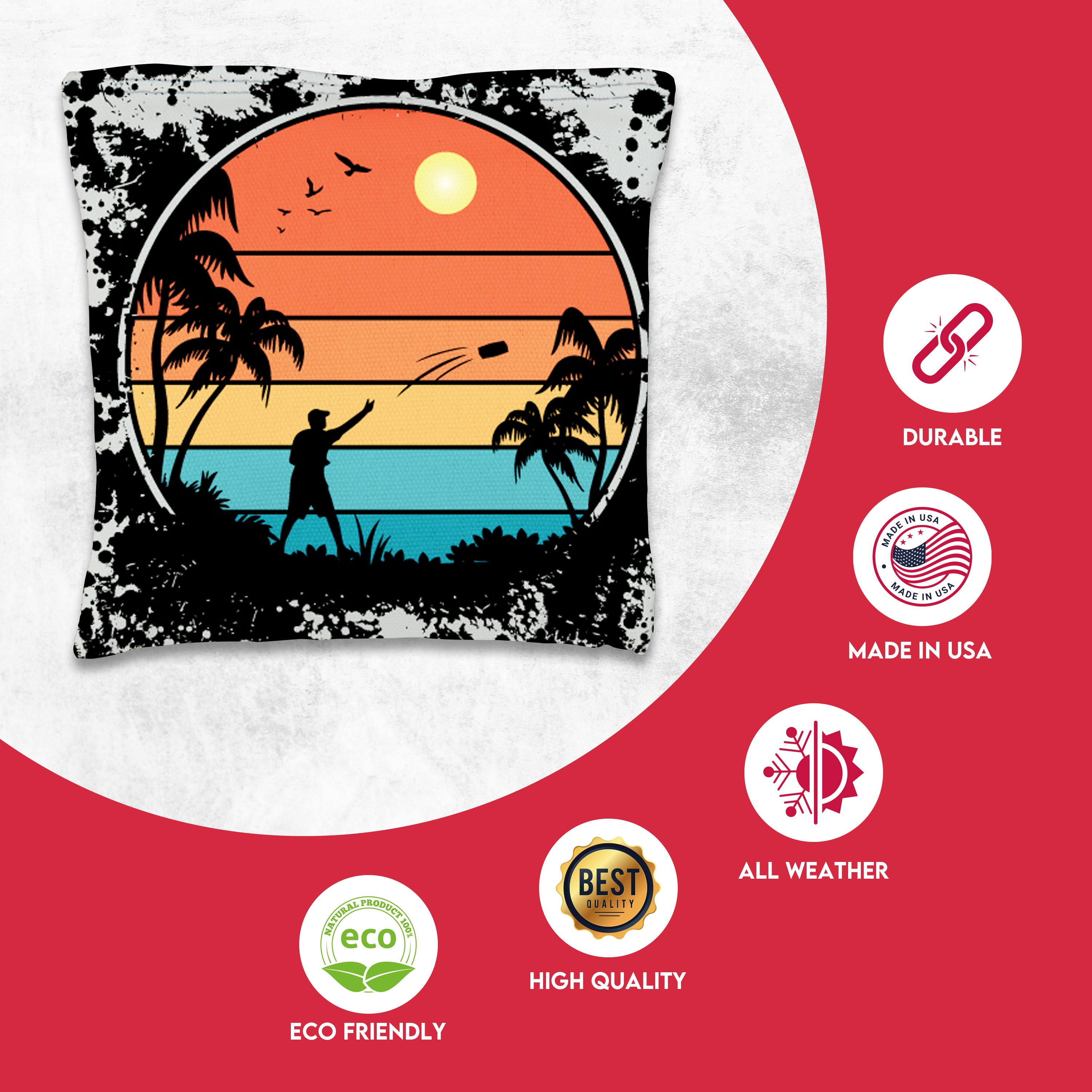 Color Thrower Cornhole Bags