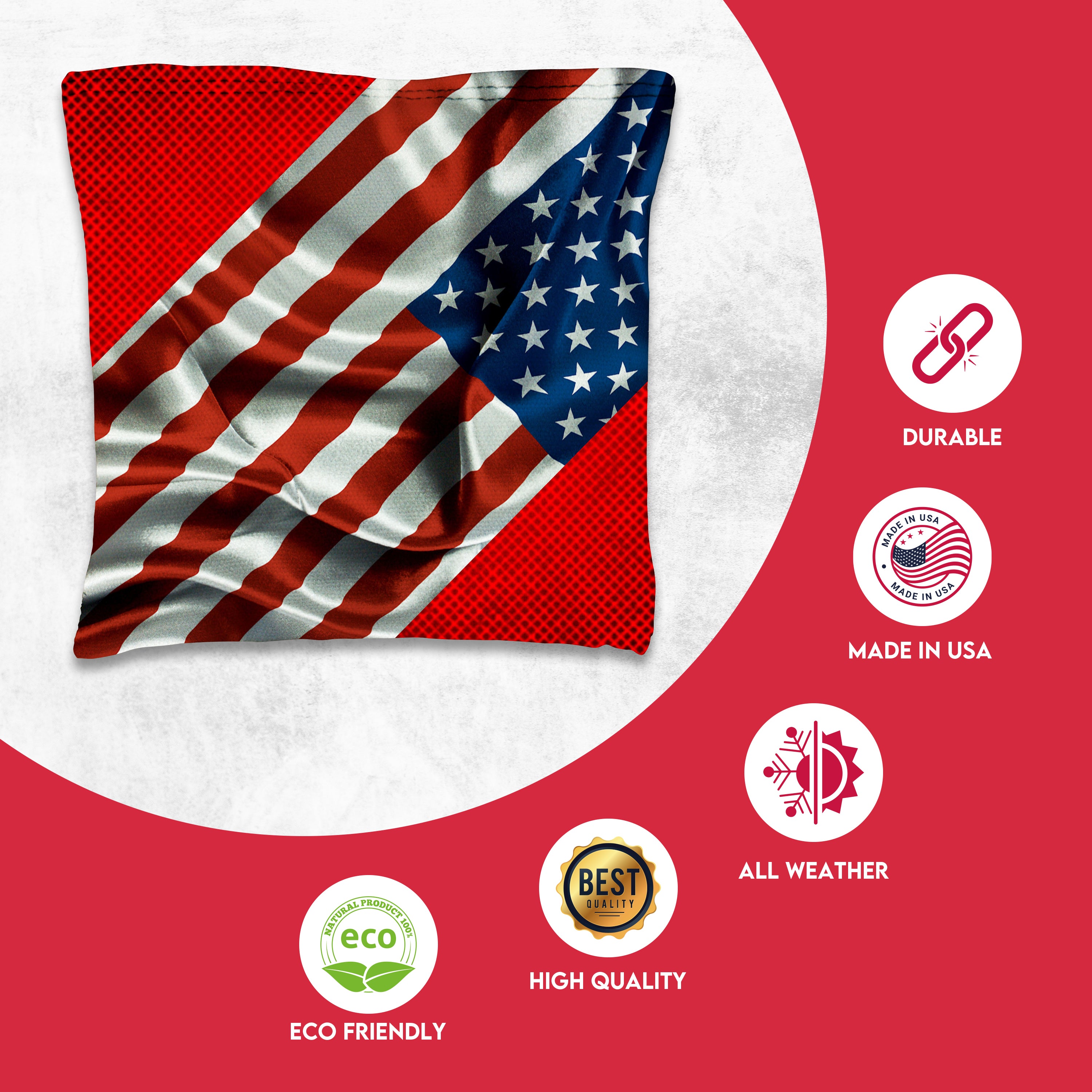 Sideway Flag Cornhole Bags