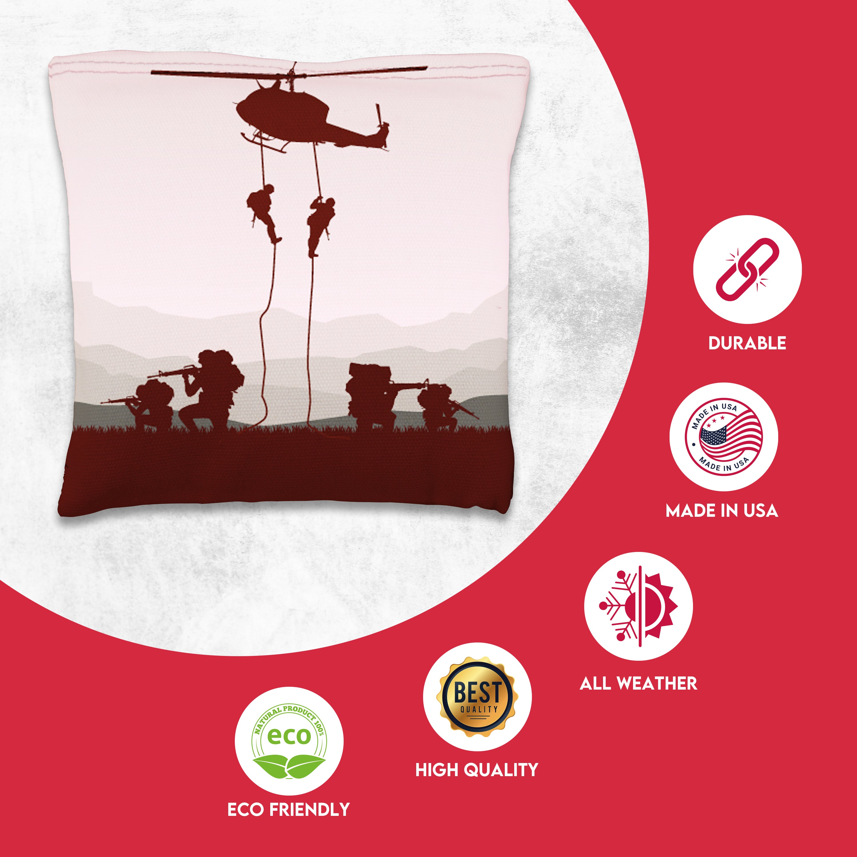 Helicopter Squad Cornhole Bags