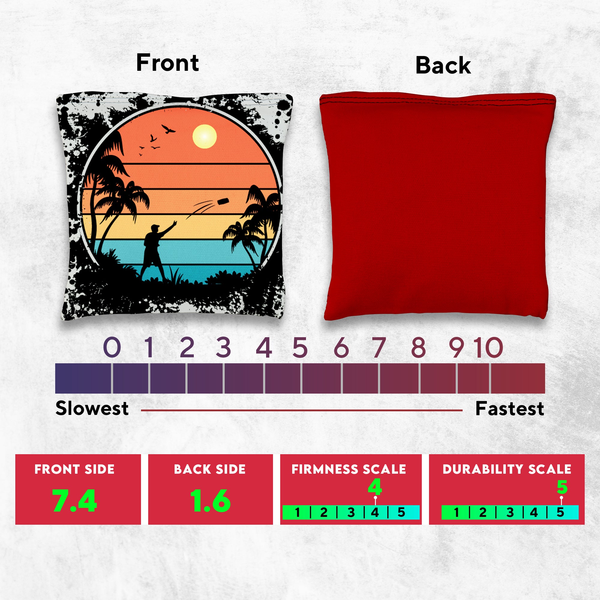 Color Thrower Cornhole Bags