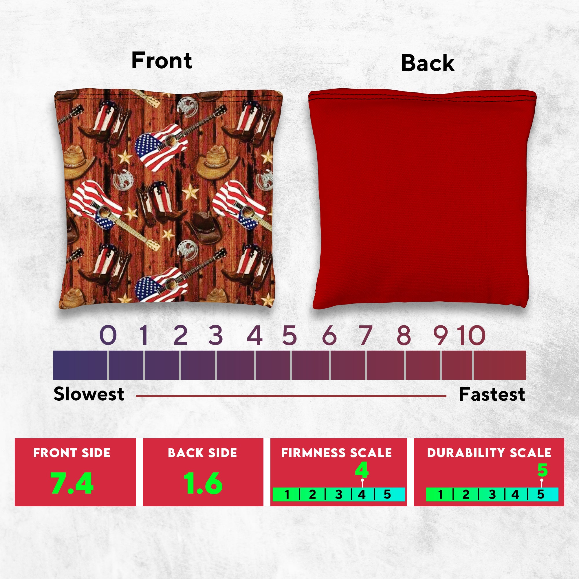 Cowboy Boots Cornhole Bags