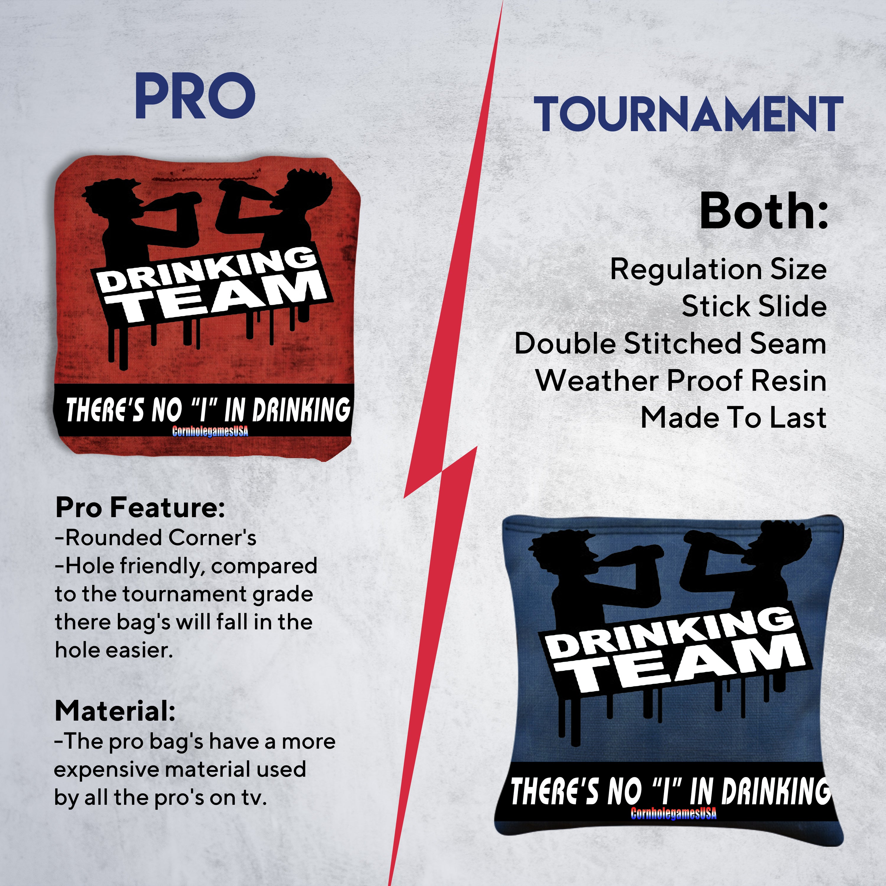 Drinking Team Cornhole Bags