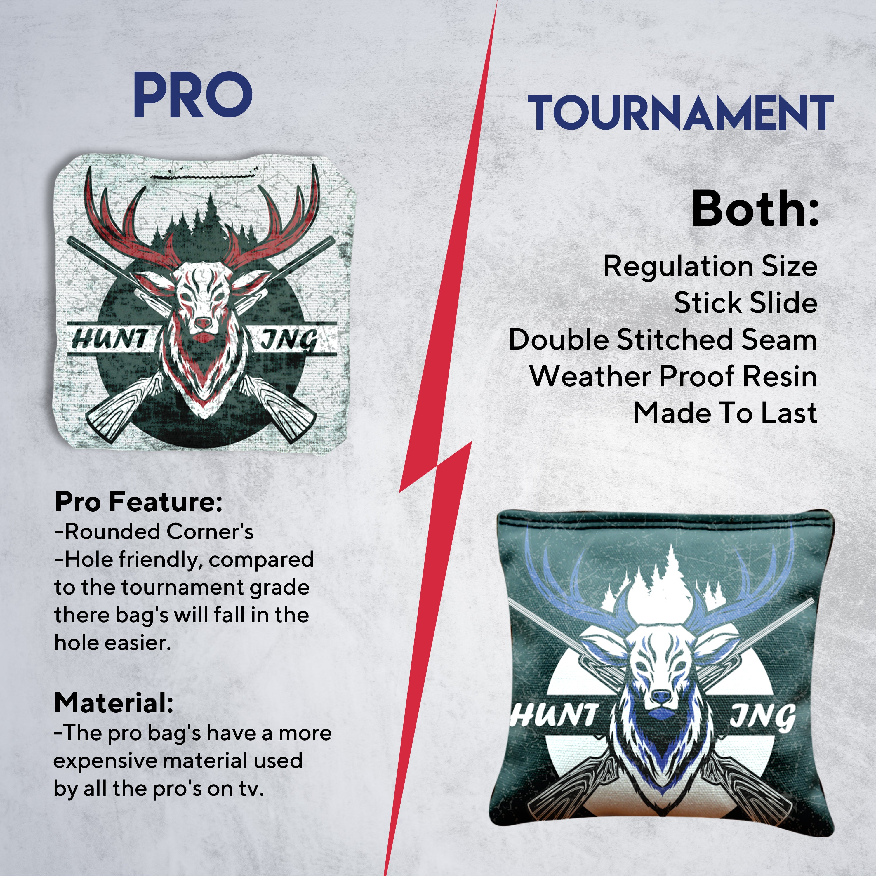 Hunting Jng Cornhole Bags