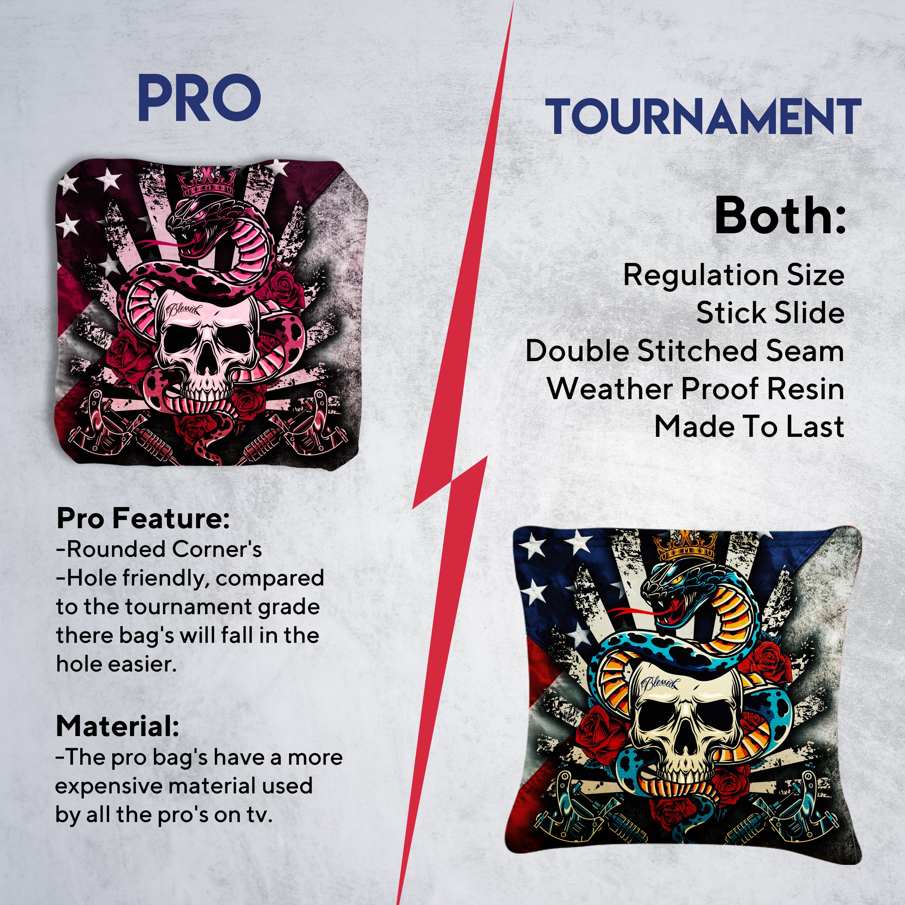 King Cobra Cornhole Bags