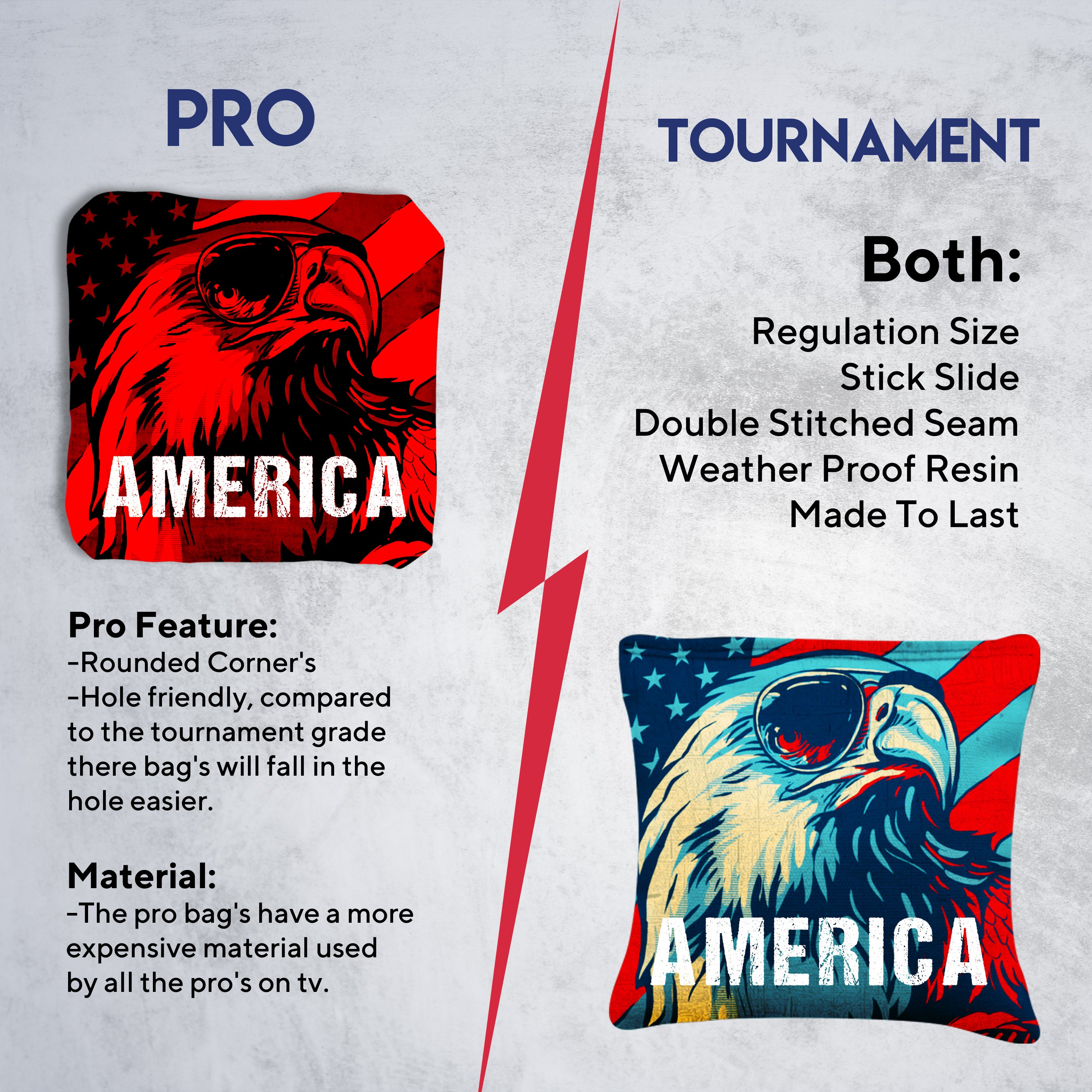 Eagle Shades Cornhole Bags