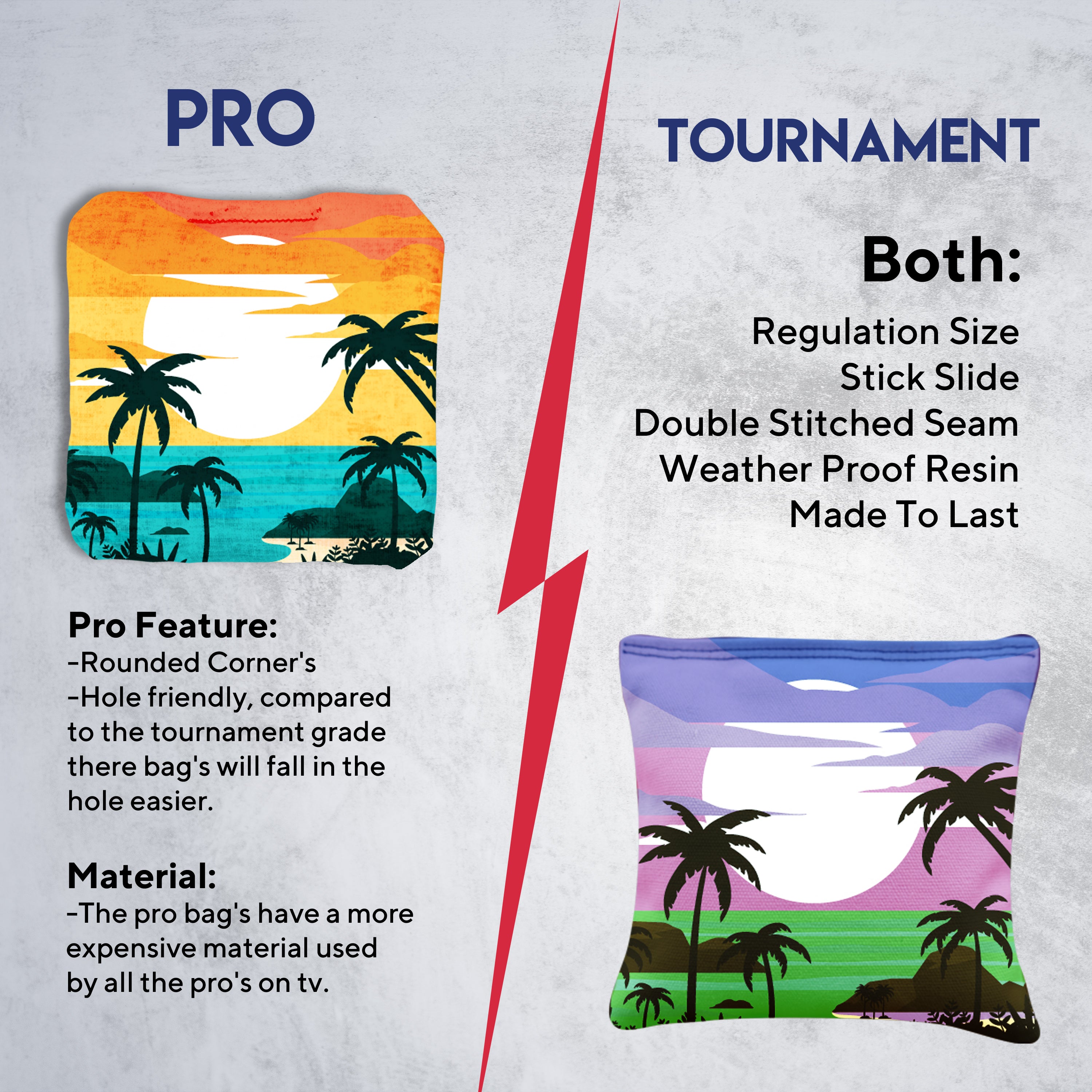 Blue Green Water Beach Cornhole Bags