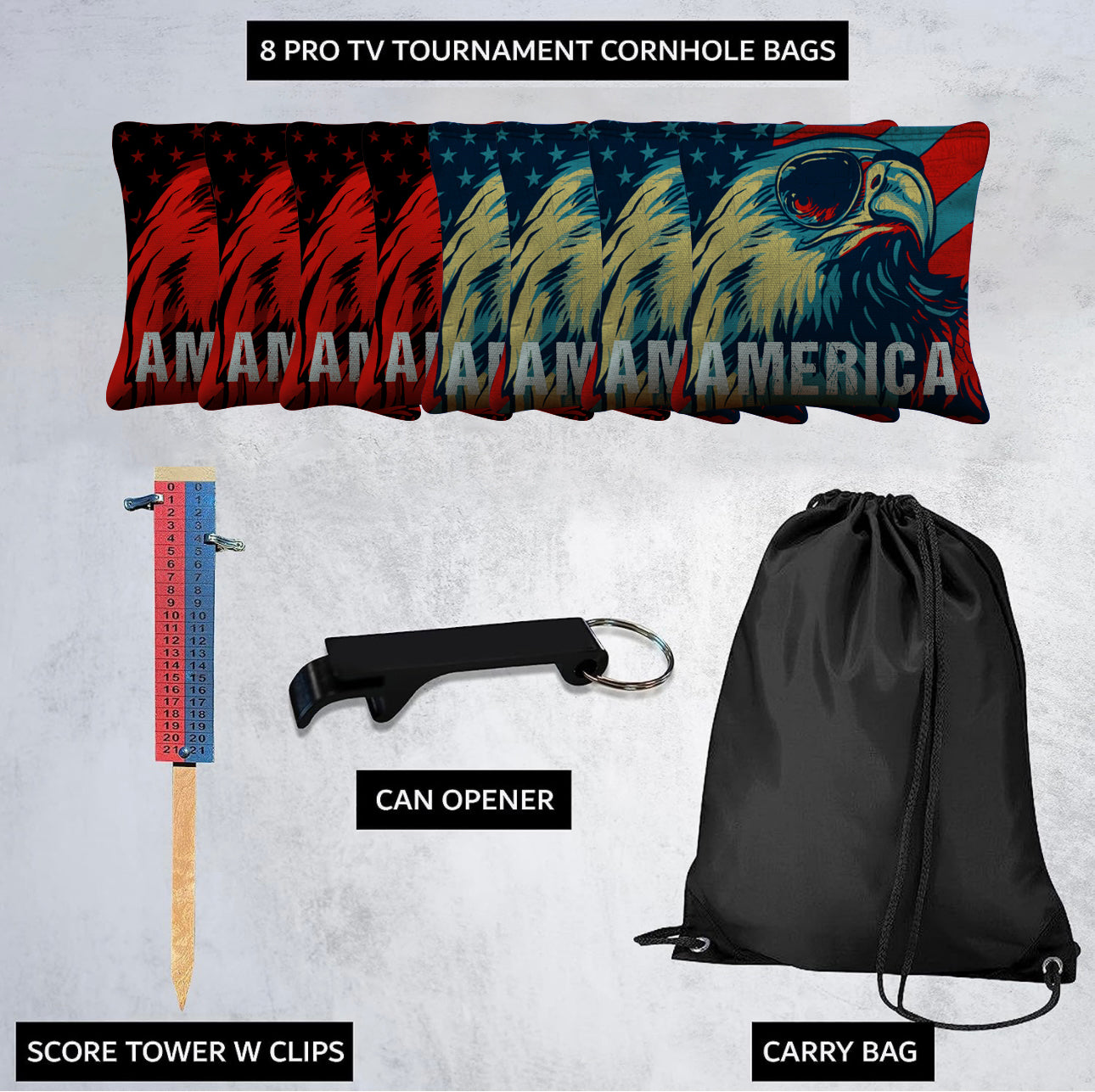 Eagle Shades Cornhole Bags