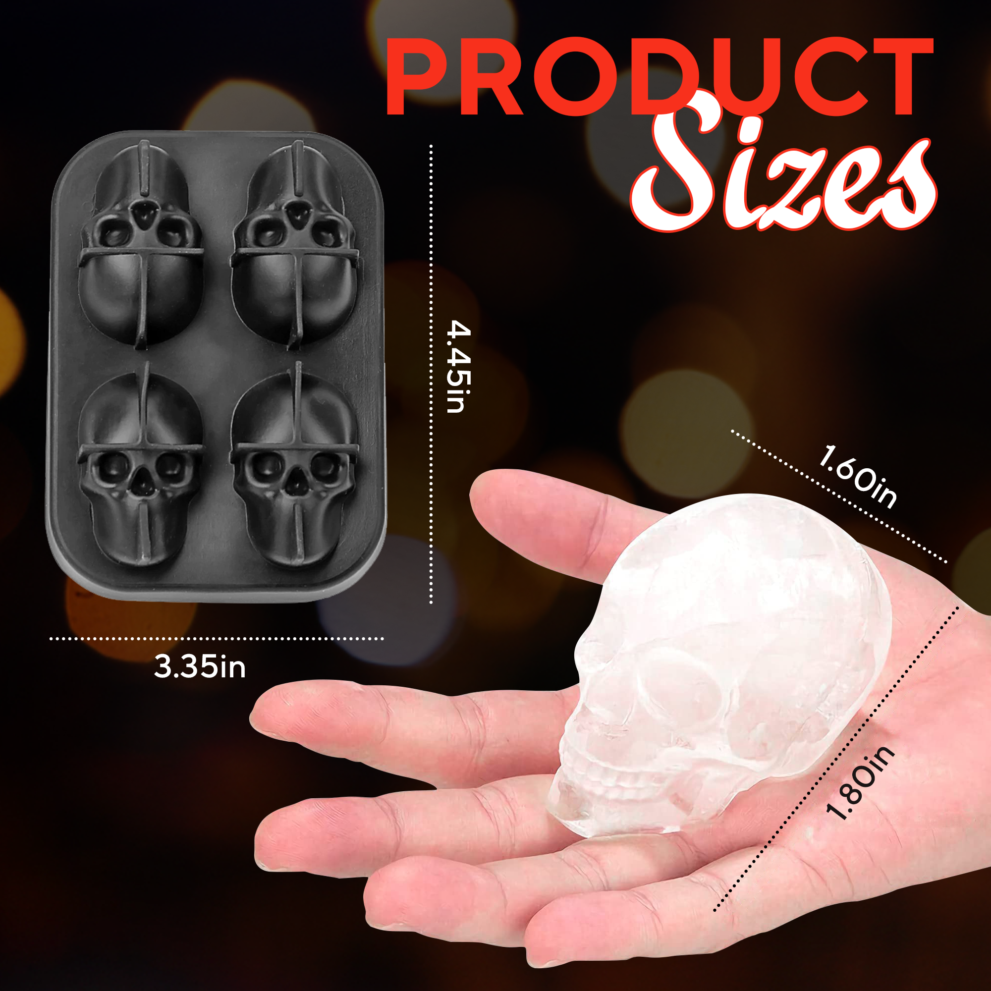 Skull Ice Tray Maker