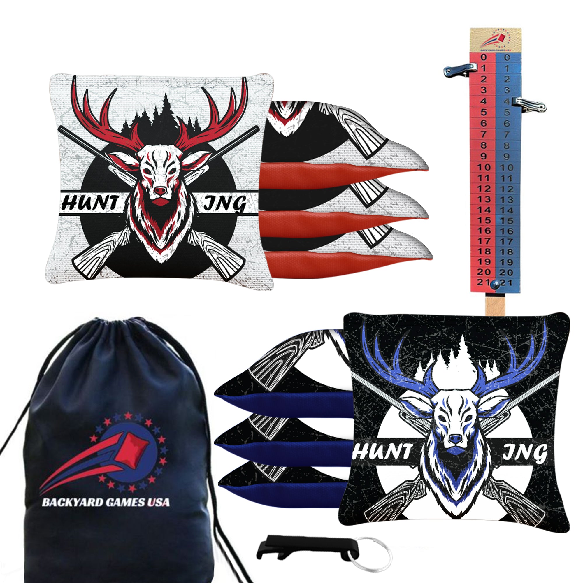 Hunting Cornhole Bags - Set of 8