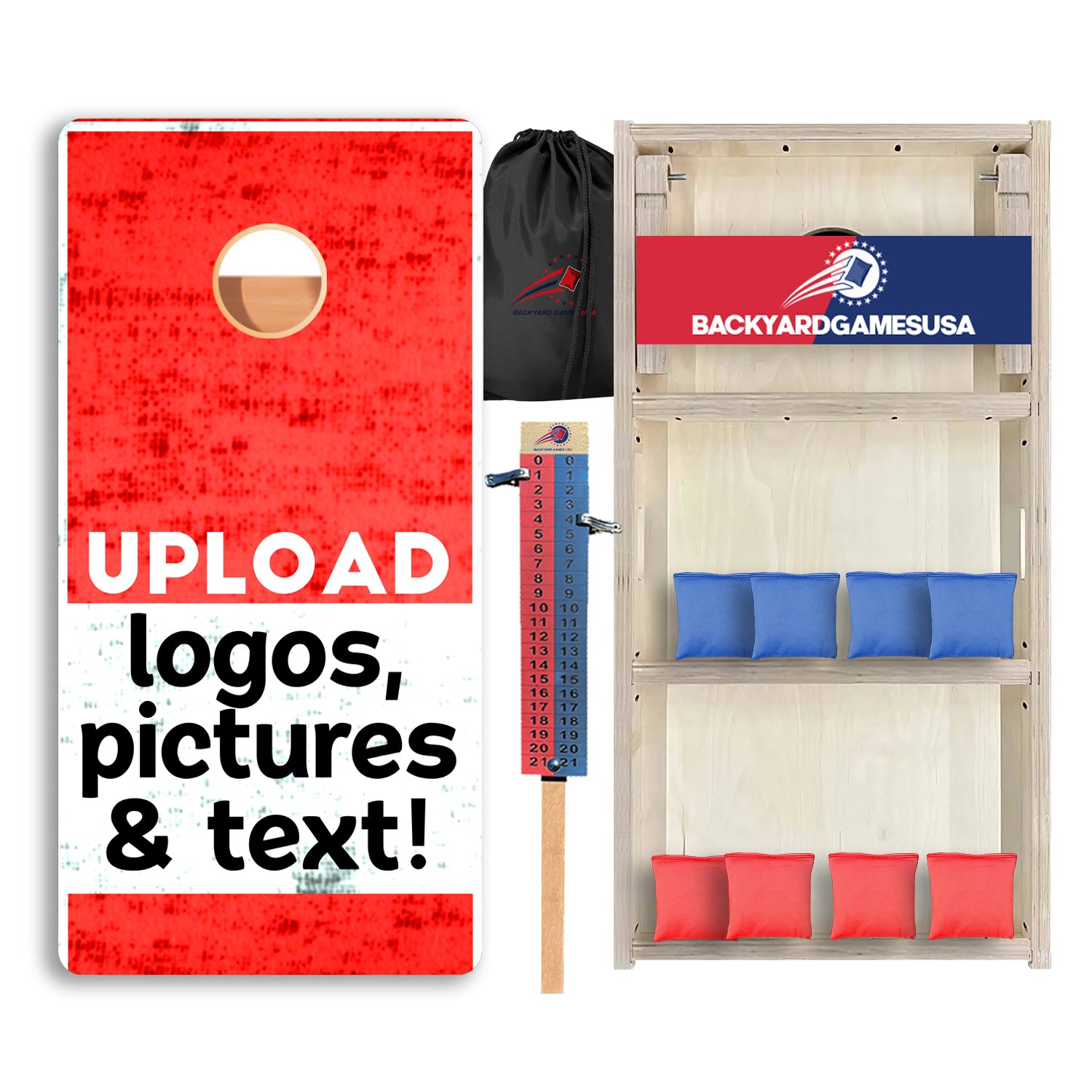 Personalized Cornhole Boards (See Design Process in Description Below)
