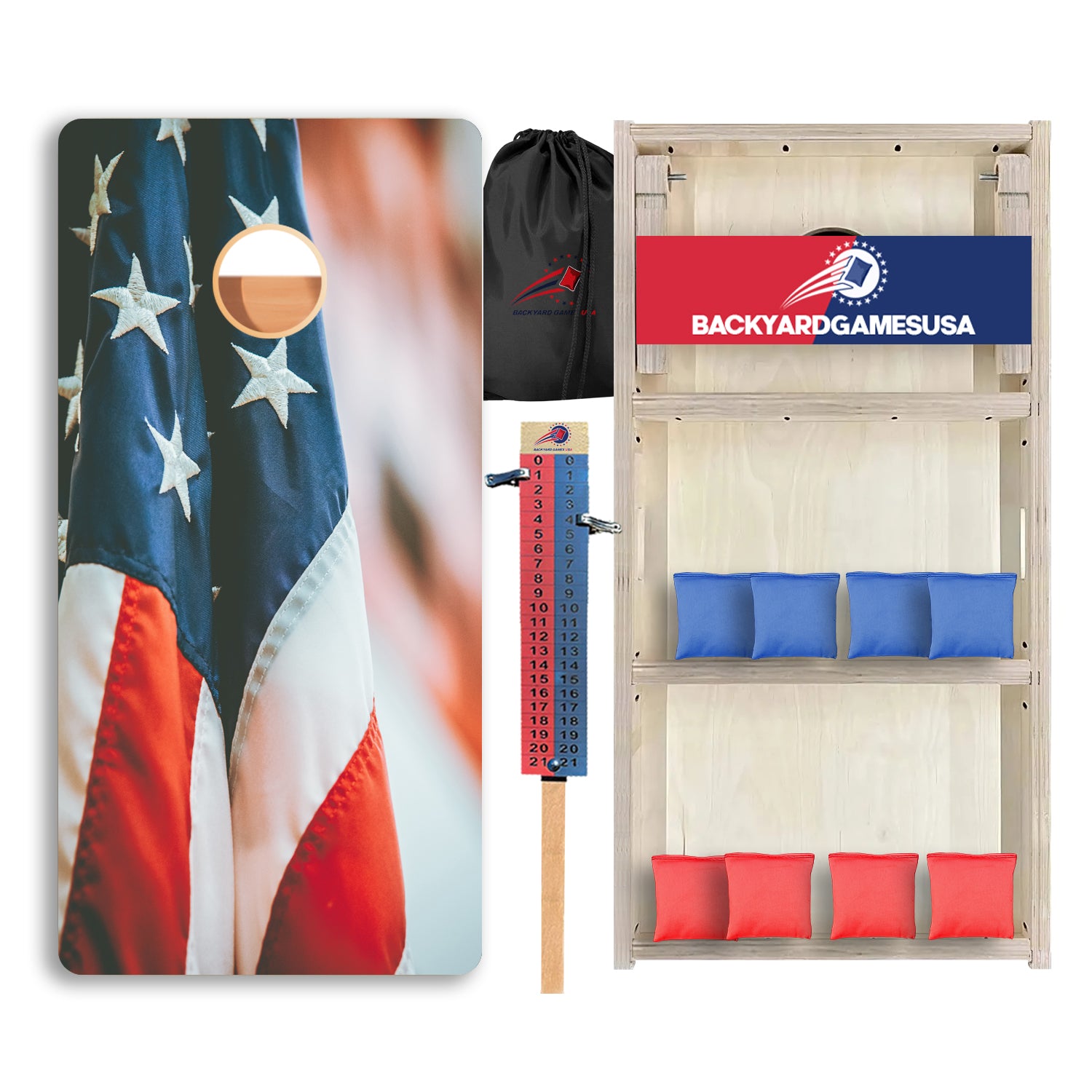 US Flag Professional Cornhole Boards